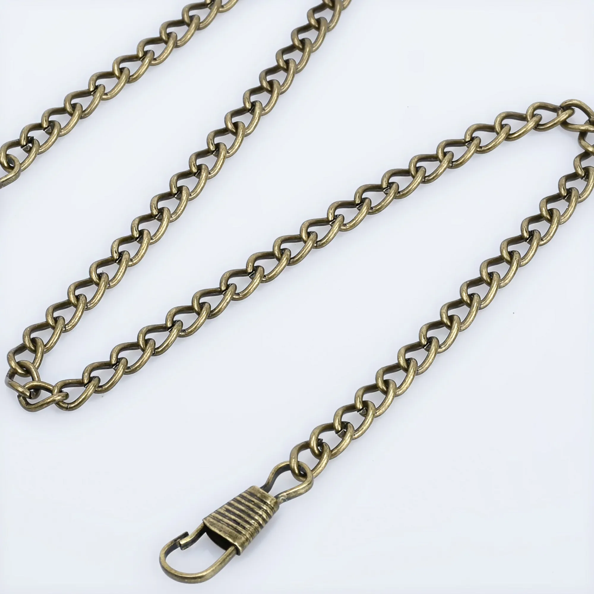 5.5mm Width Iron Metal Shoulder Handbag Strap Chain Finished Crossbody Handbag with Clasps 40cm/120cm Length to choose 5pcs 10281