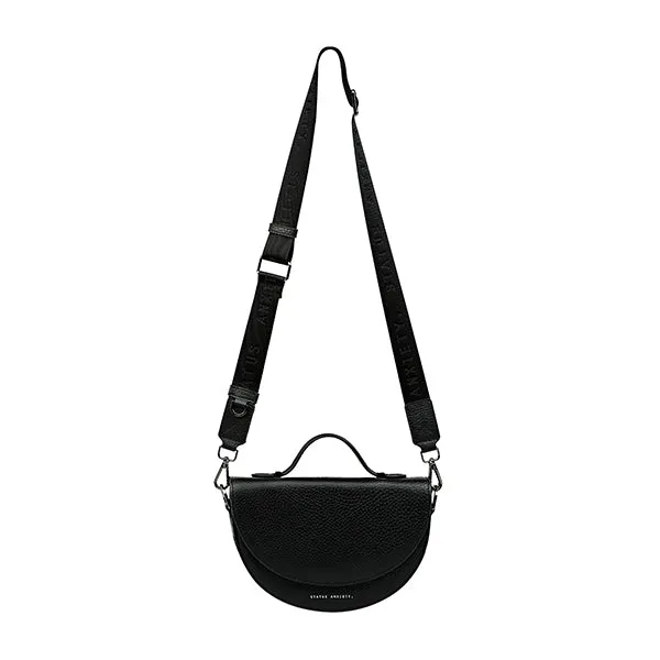 All Nighter Bag with Webbed Strap - Black