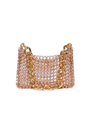 AMATA PINK CHAIN SHOULDER BAG