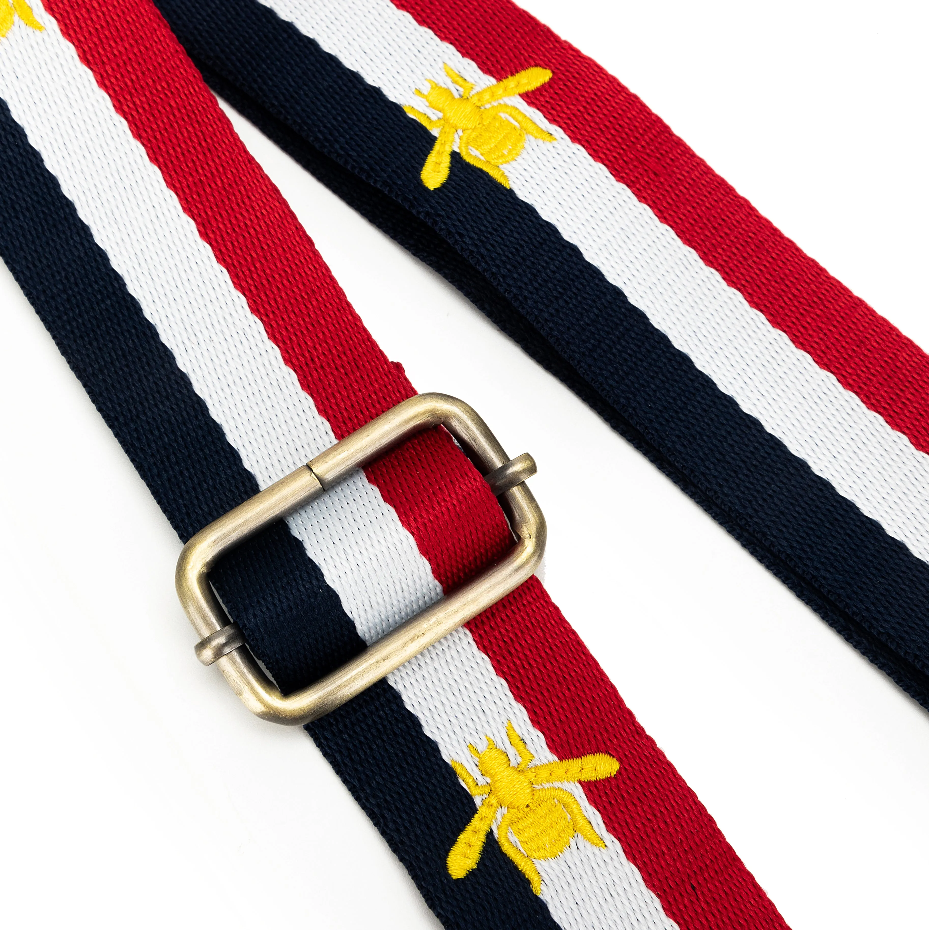 Bee Strap Long Red and Navy