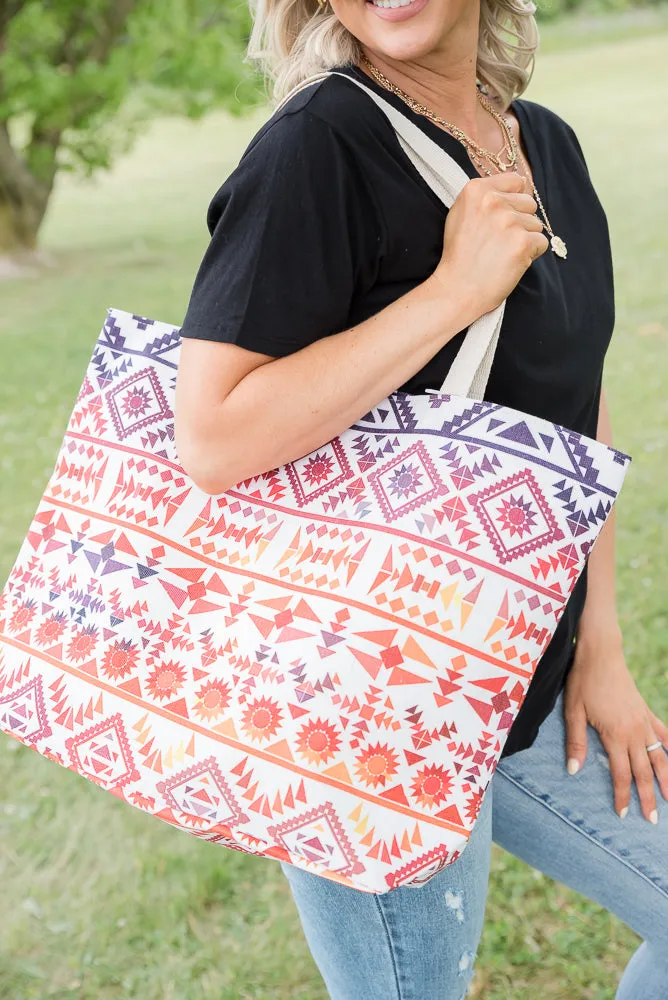 Begin at Sunrise Tote