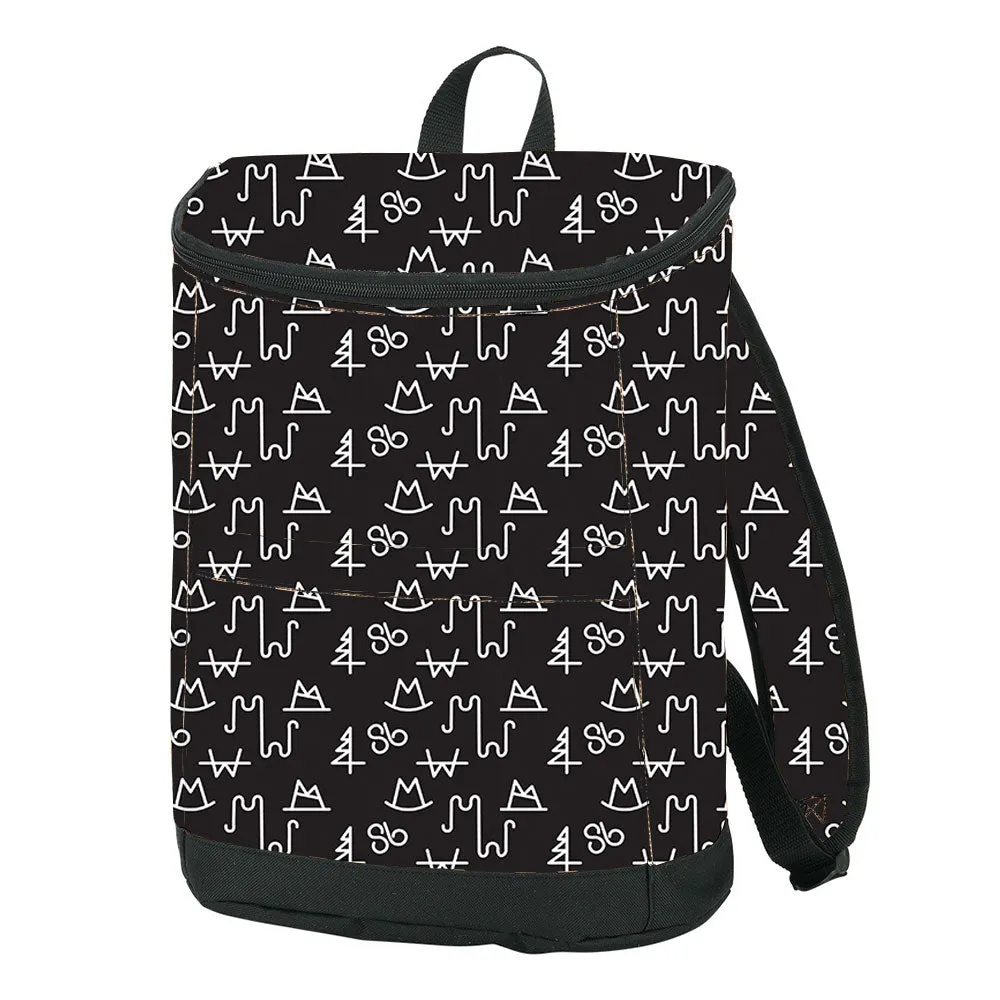 Black Brand Backpack Cooler