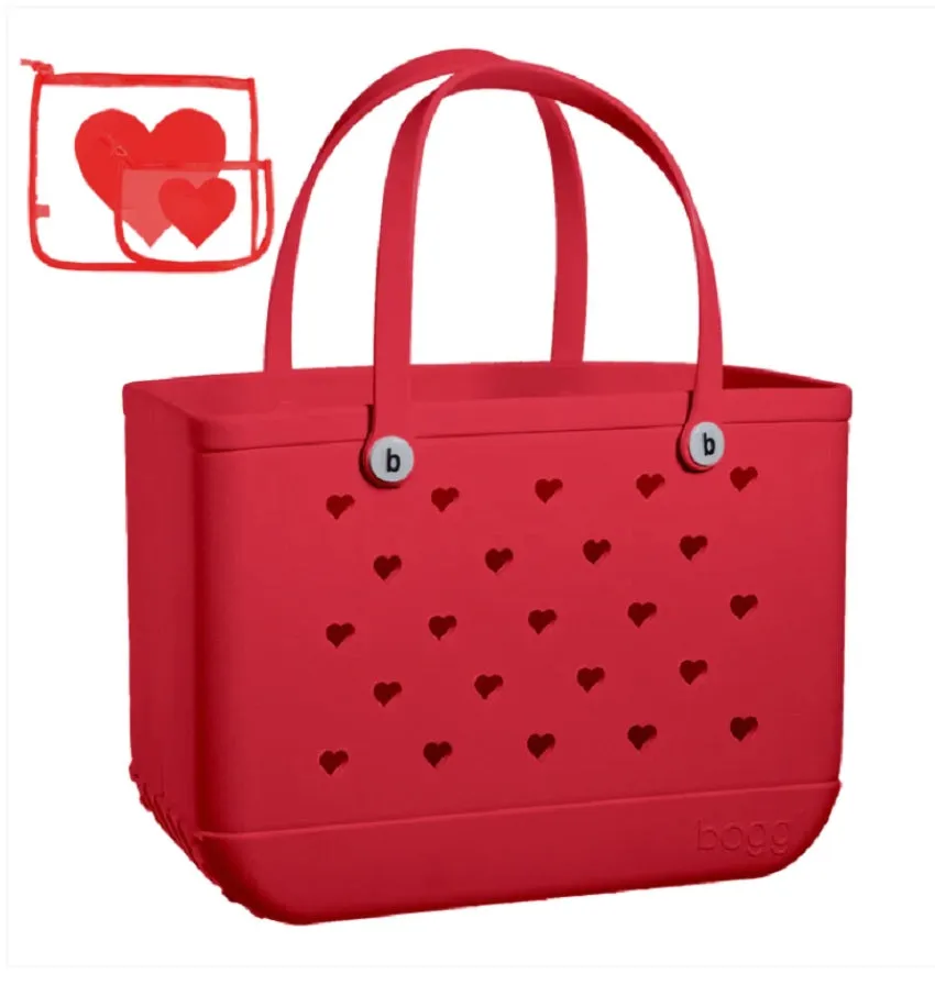 Bogg Bag Heart Collection Original Bogg Red Love