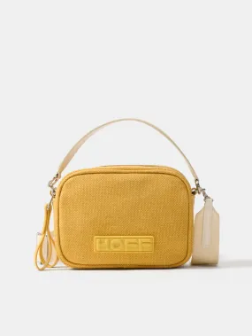 BOLSO BANDOLERA ASA DOBLE CANVAS CANNES AMARILLO