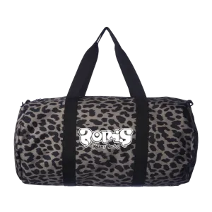 Boris "Heavy Rocks" Embroidered Cheetah Duffel Bag