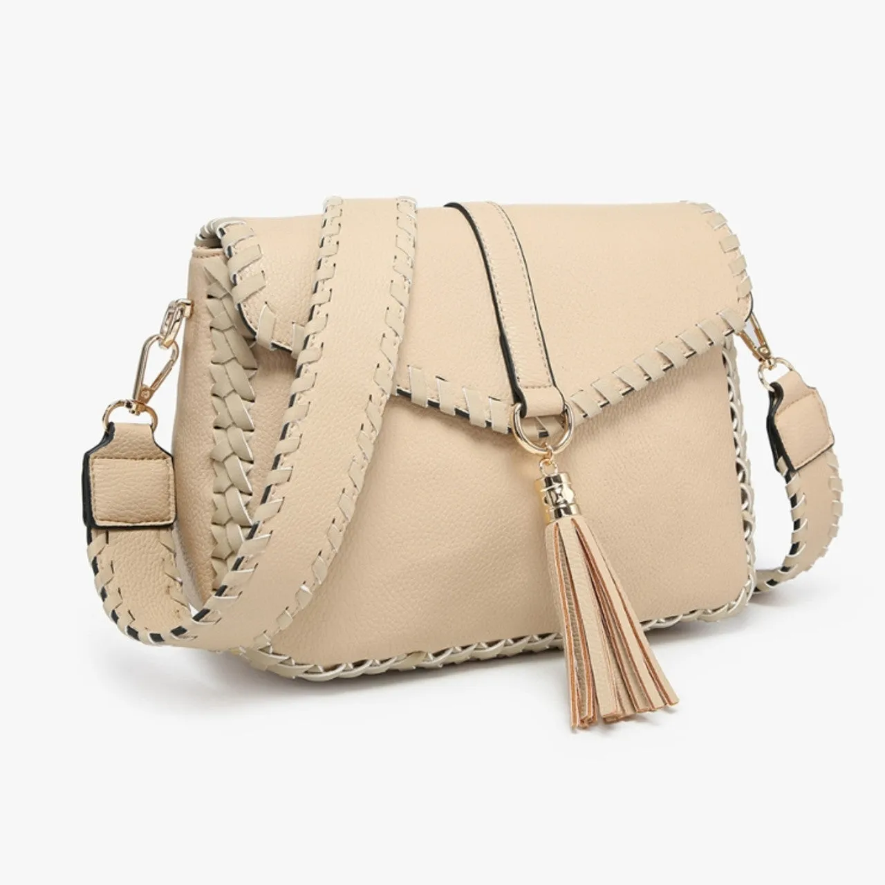 Cam Whipstitch tassel crossbody