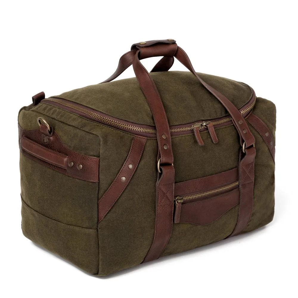 Campaign Waxed Canvas Medium Duffle Bag