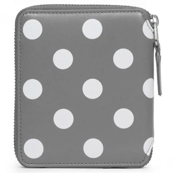 Comme des Garcons SA2100PD Polka Dots Wallet - Grey