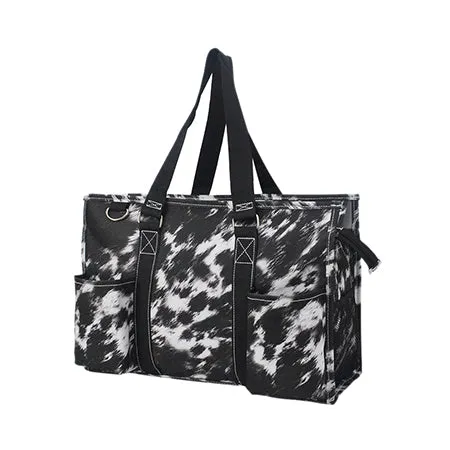 Cow Couture NGIL Zippered Caddy Organizer Tote Bag