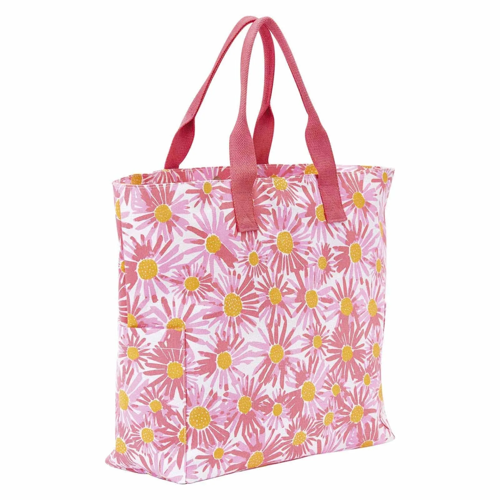 Daisies Pink Carryall Bag