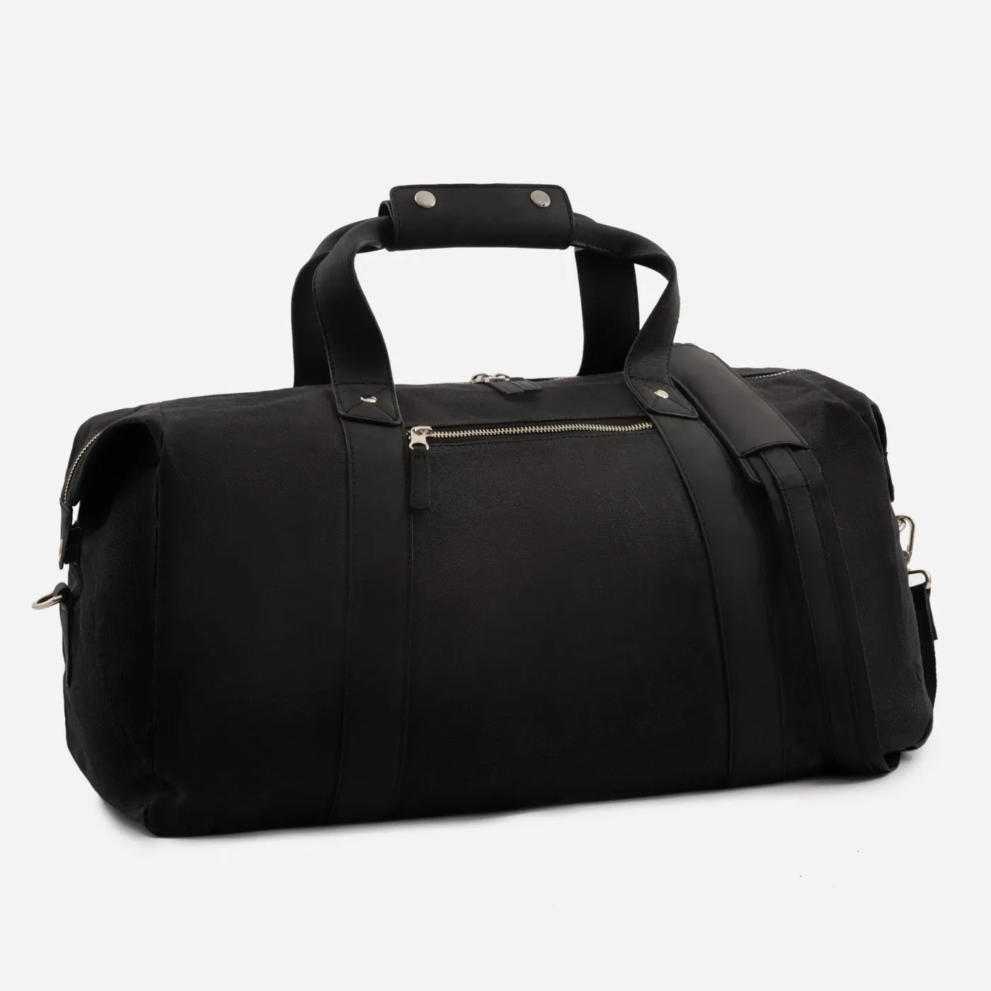 Domingo Duffel Bag - Waxed Canvas and Pull-Up Leather - Men's