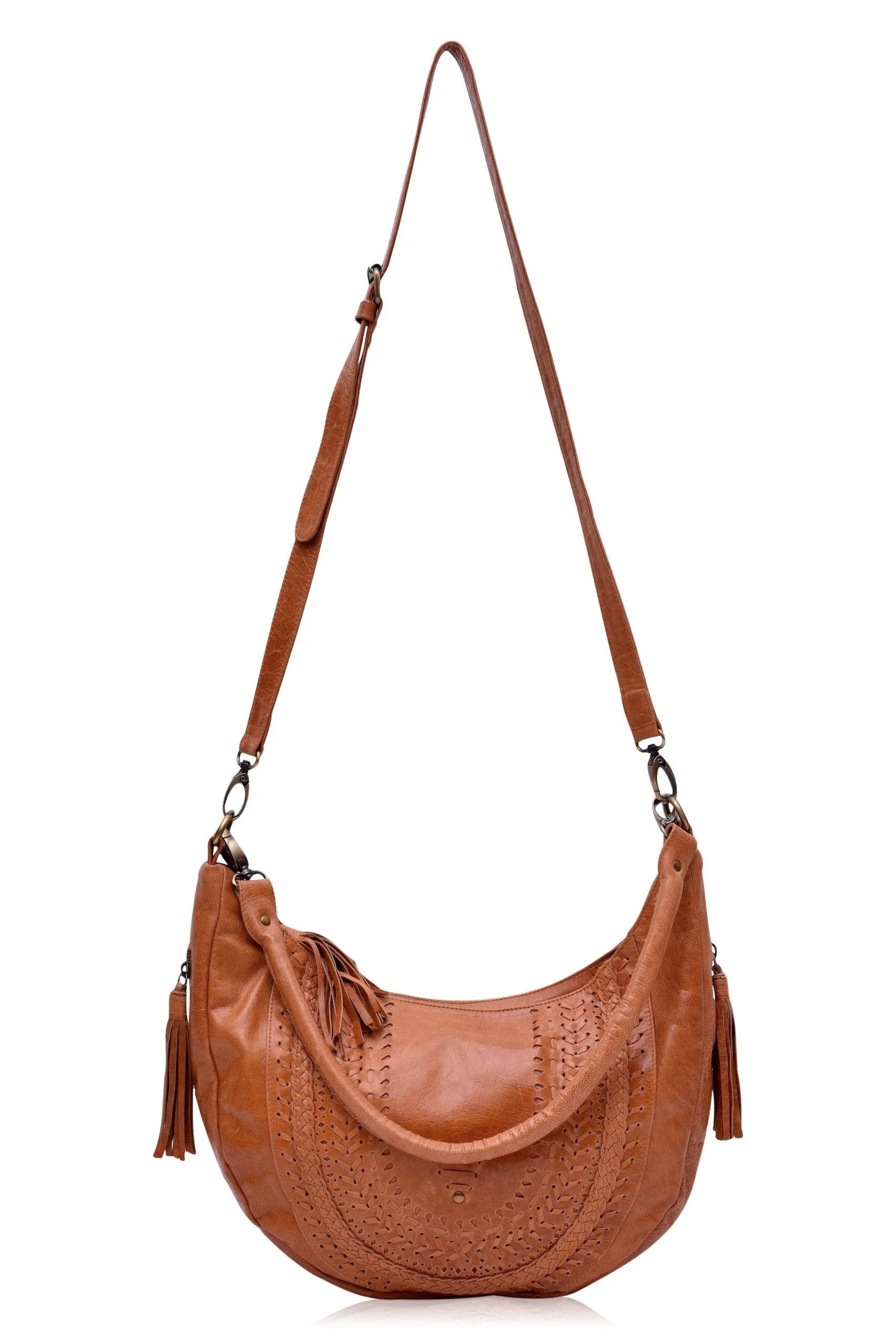 Elysian Coast Leather Crossbody Bag