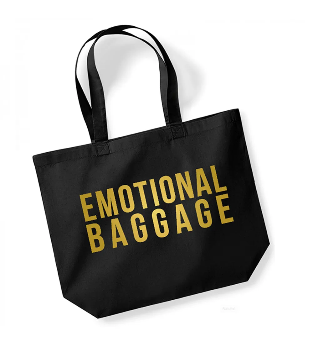 Emotional Baggage - Large Canvas Tote