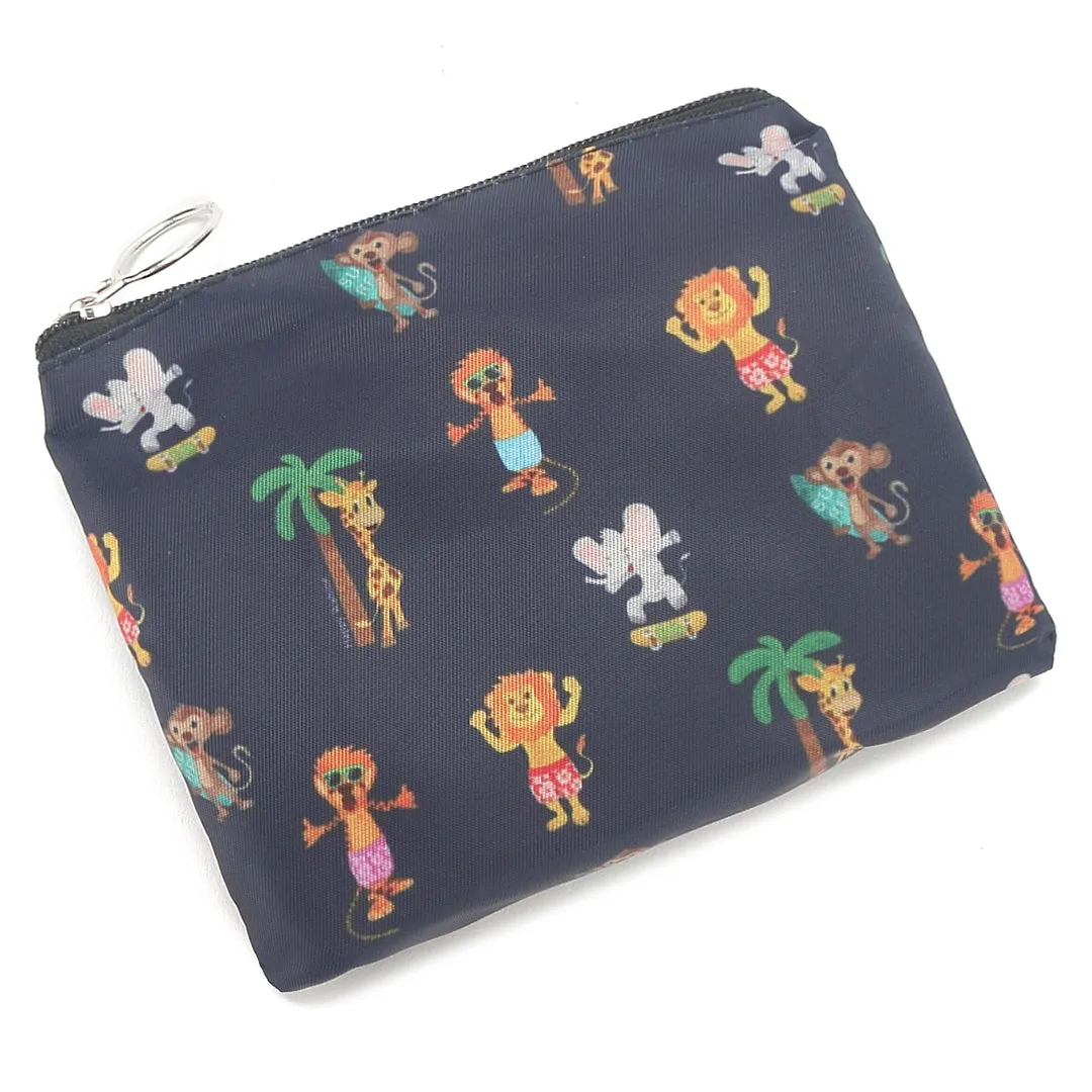 Foldable Bag Jake Zoo Animals Navy