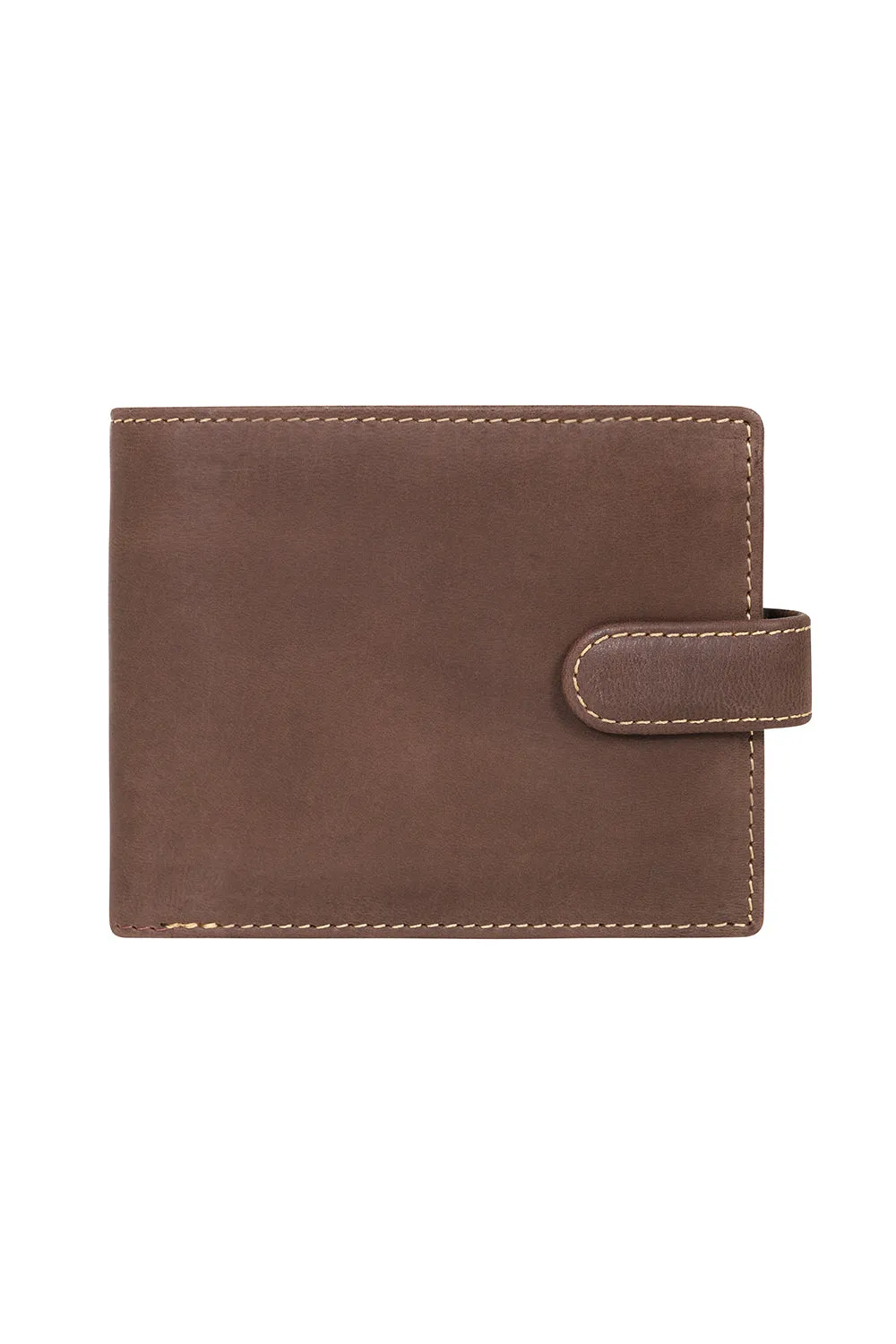 Genuine Leather Black Brown Wallet