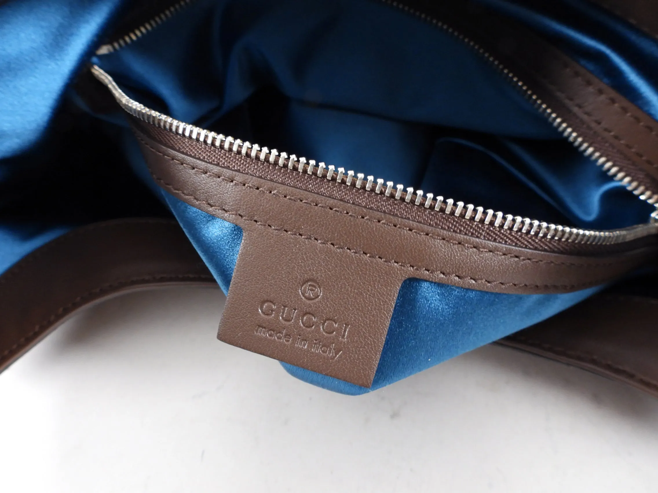 Gucci Brown Velvet Dionysus Medium Web Hobo Bag