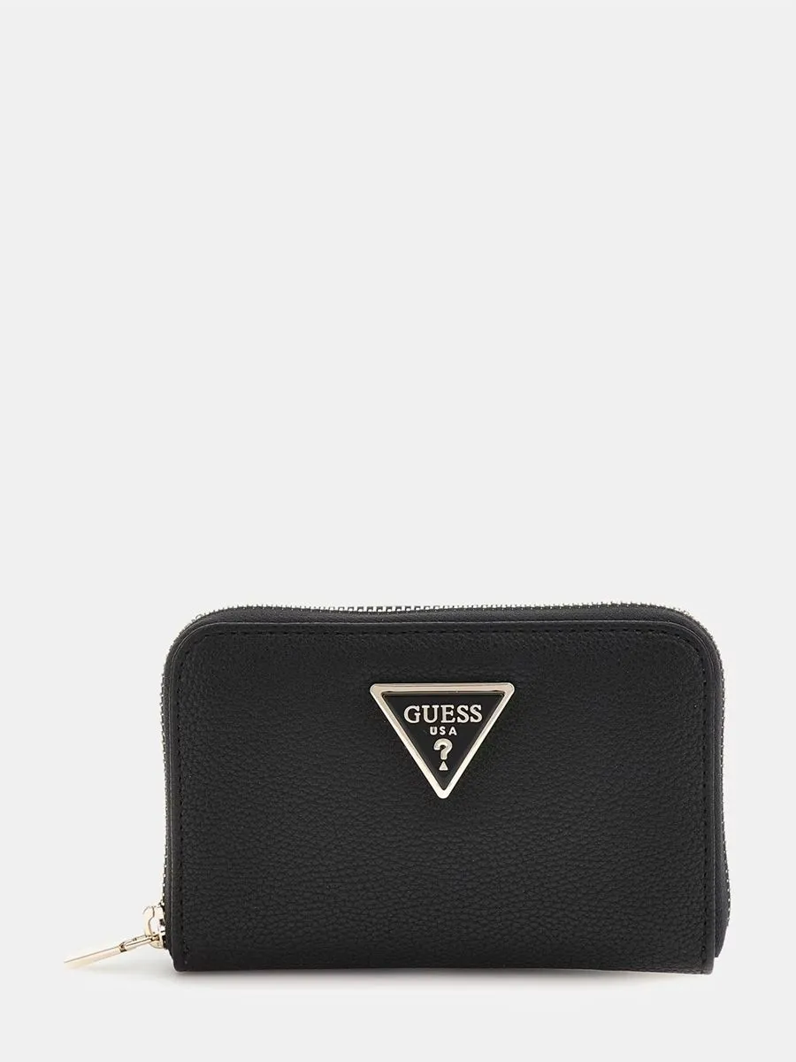 GUESS Meridian Triangle Logo Wallet Black