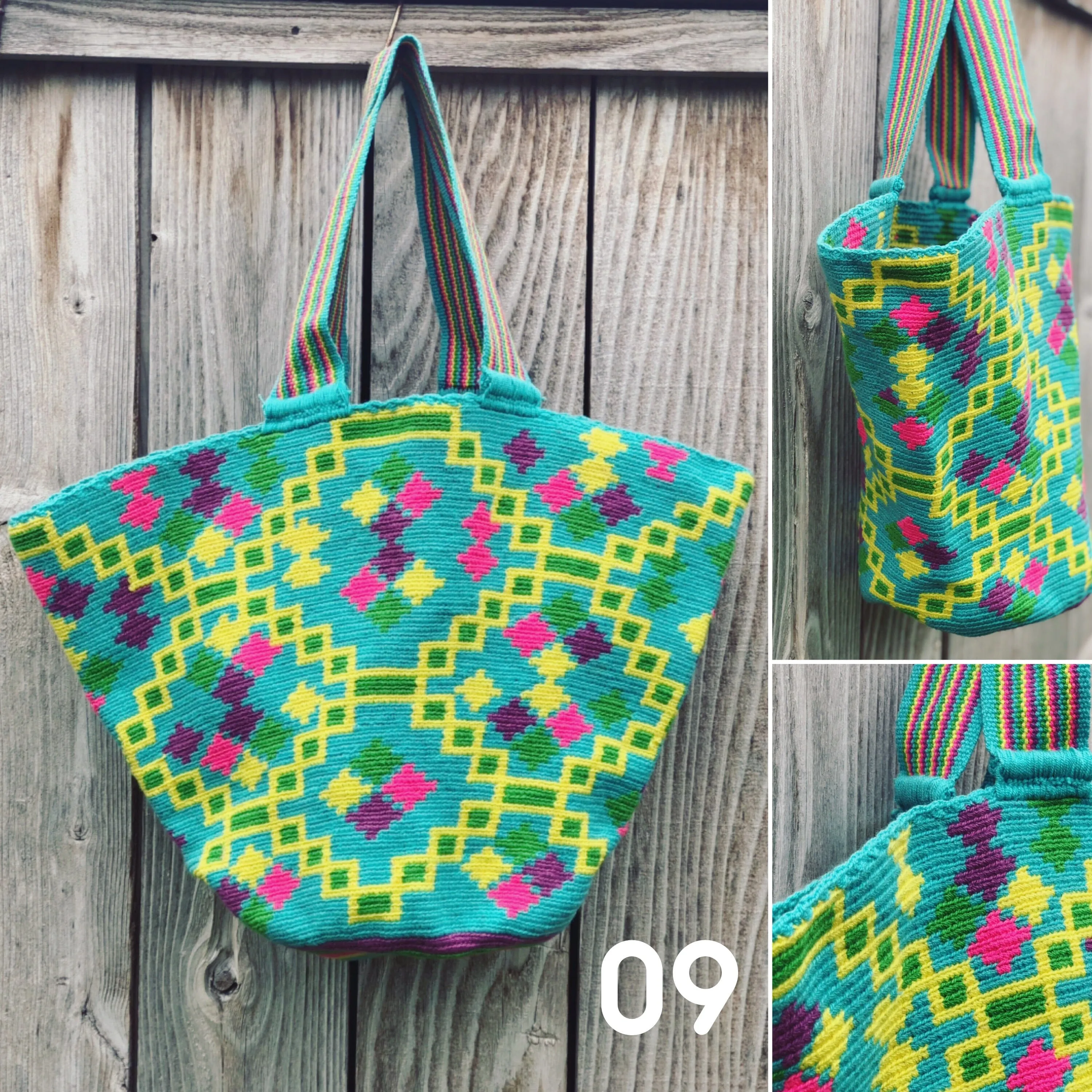 Hand-crocheted Tote Bags -  Crochet Tote Bag | Beach Totes