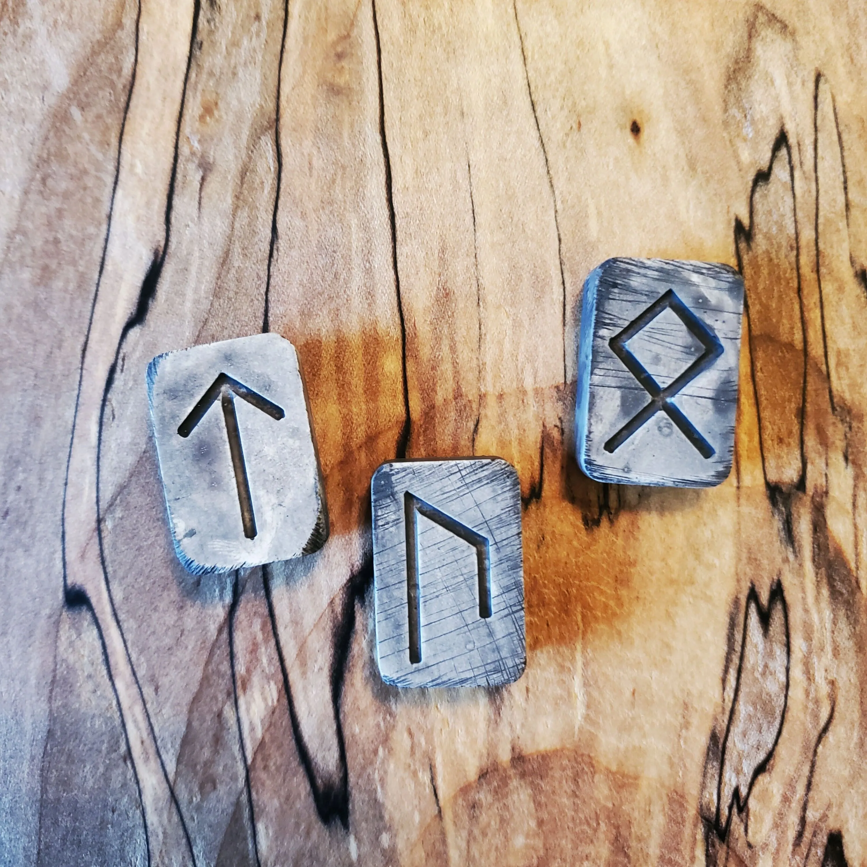 Handmade Elder Futhark Rune Presentation Set