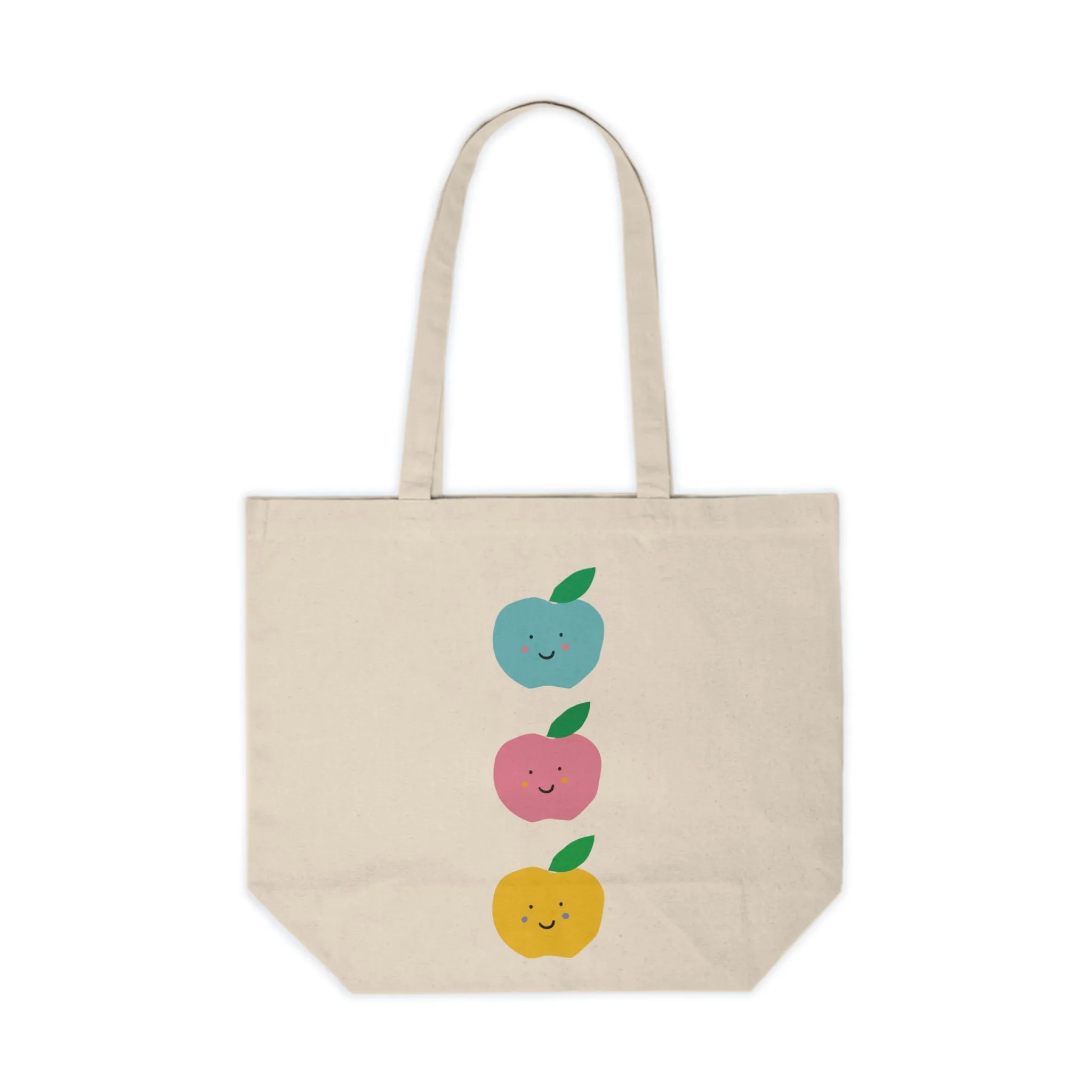 Happy Apples Canvas Tote