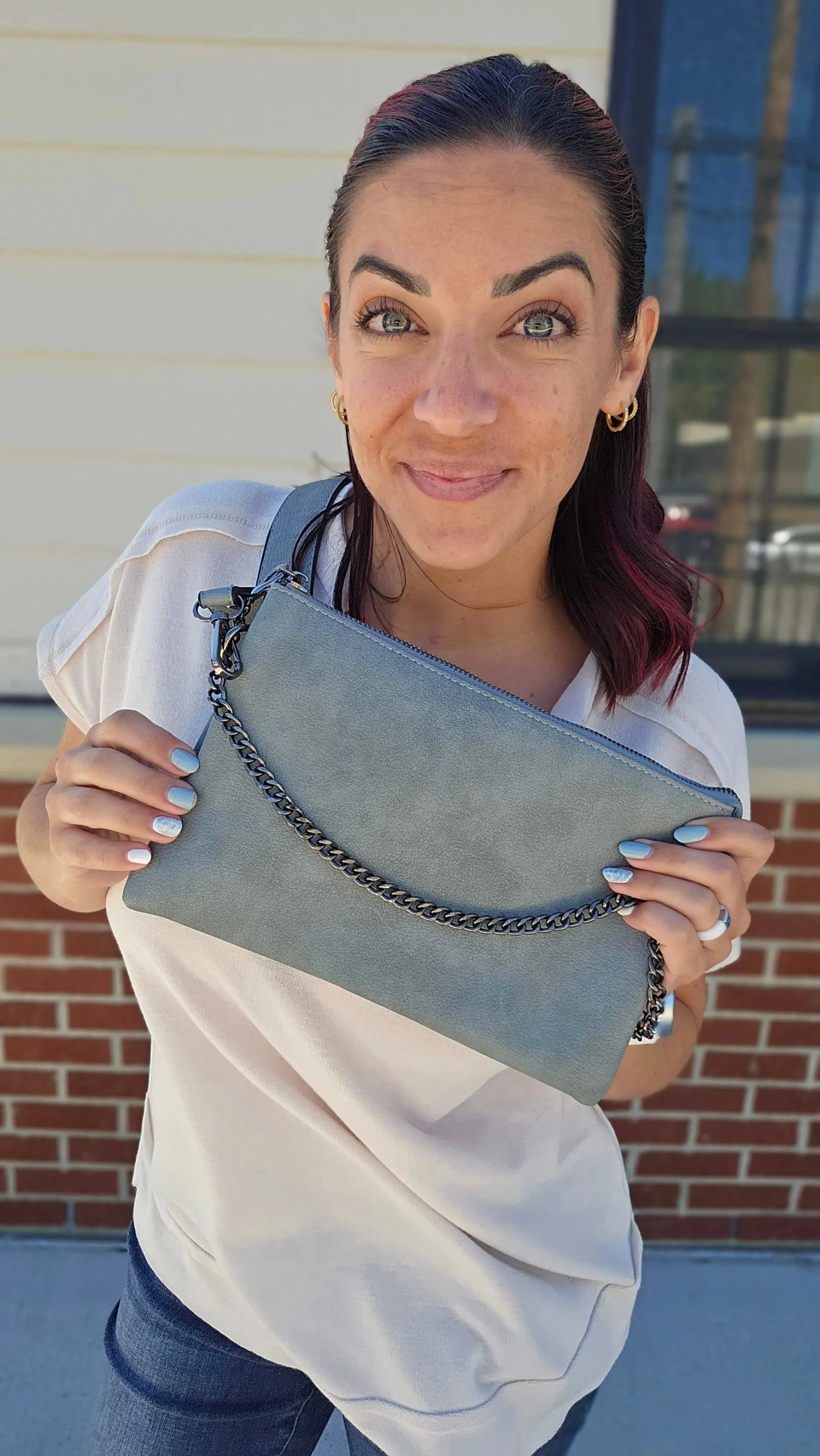 Izzy Crossbody with Chain Strap