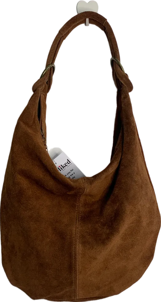 Joe Brown's Brown Suede Hobo Bag One Size