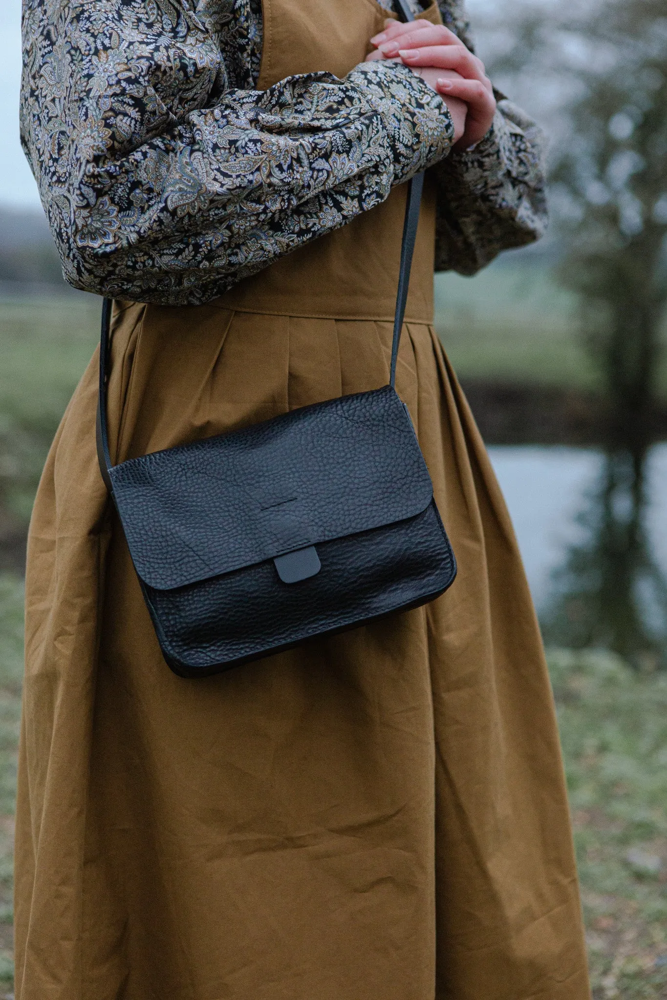 Kate Sheridan - Black Tab Bag