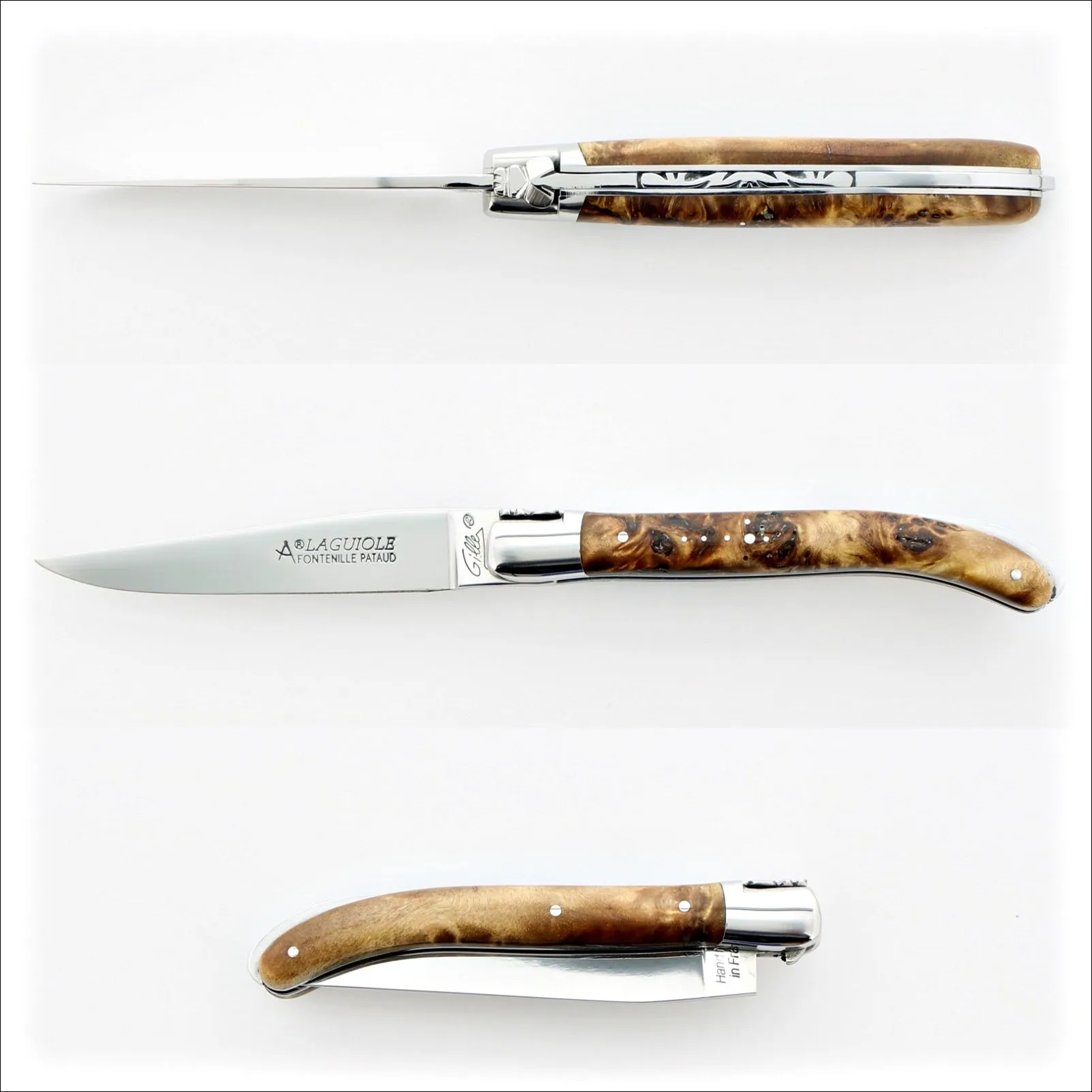 Laguiole XS 9 cm Classic Poplar Burl