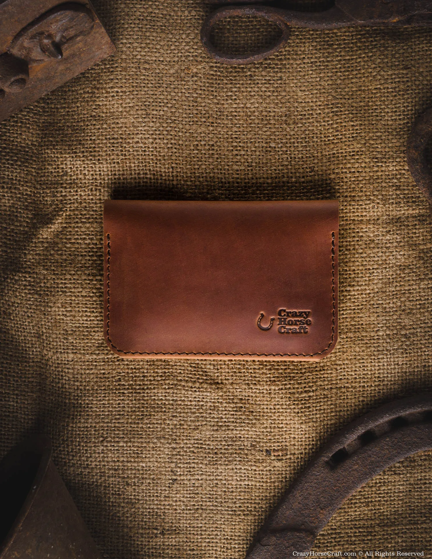 Leather Wallet & Credit Card Holder | Classic Brown