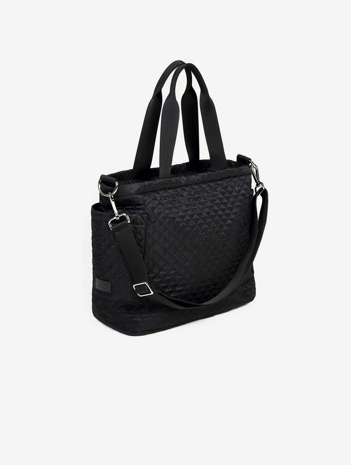 Lily ECONYL Vegan Changing Tote Bag |  Black