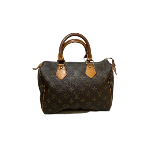 Louis Vuitton Brown Monogram Speedy 25 Tote Bag | Pre Loved |