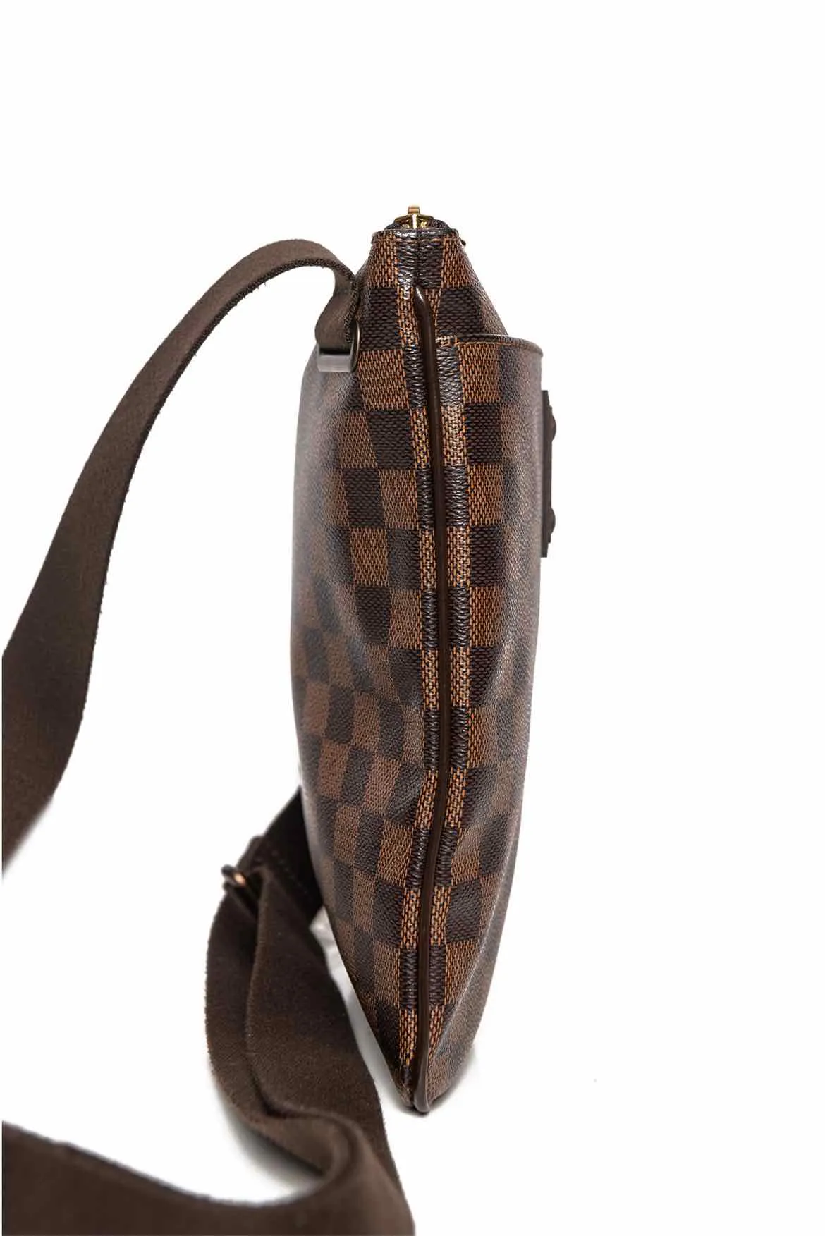 Louis Vuitton Damier Ebene Brooklyn Flat Pochette Crossbody