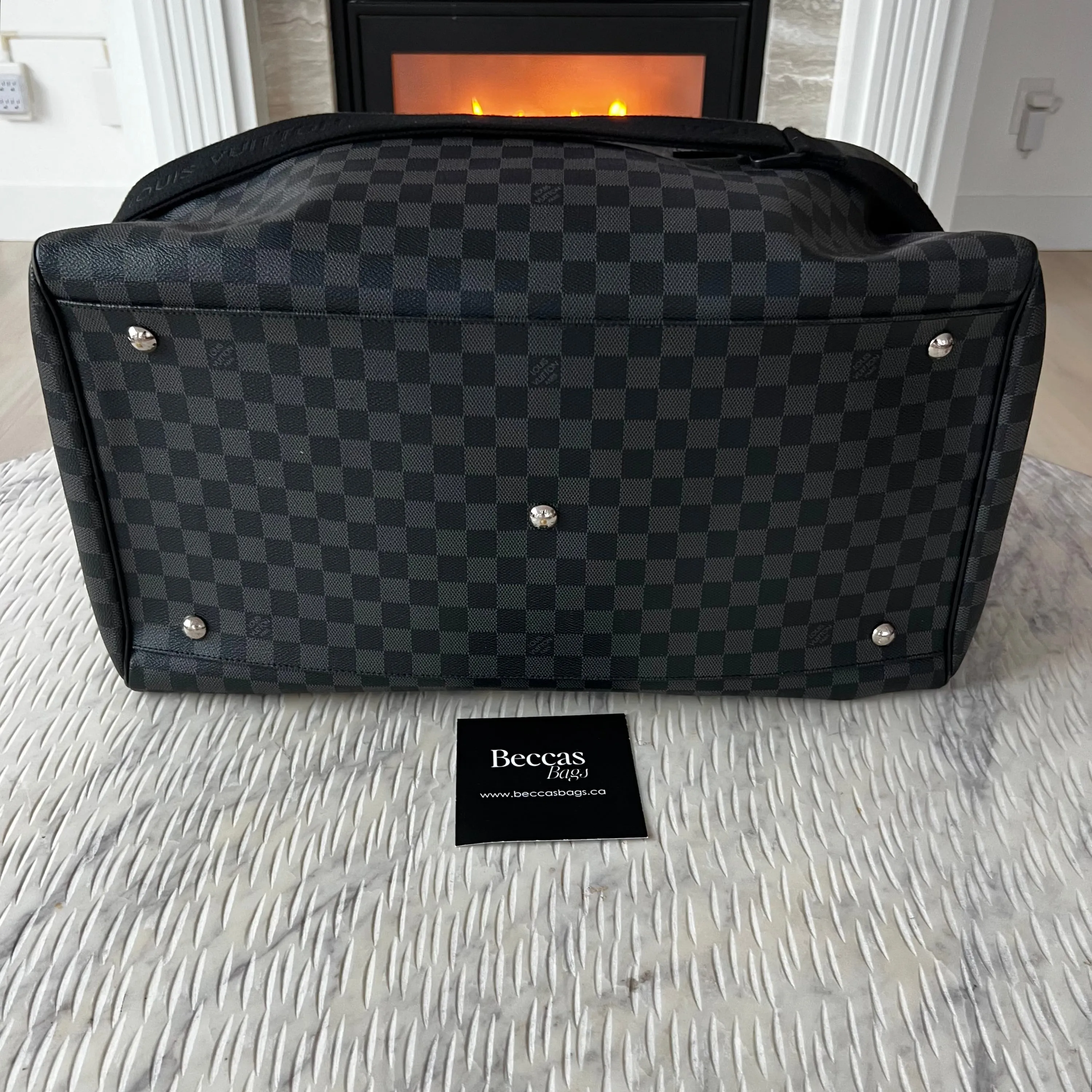 Louis Vuitton Duffle Roadster 50 Damier Graphite Bag