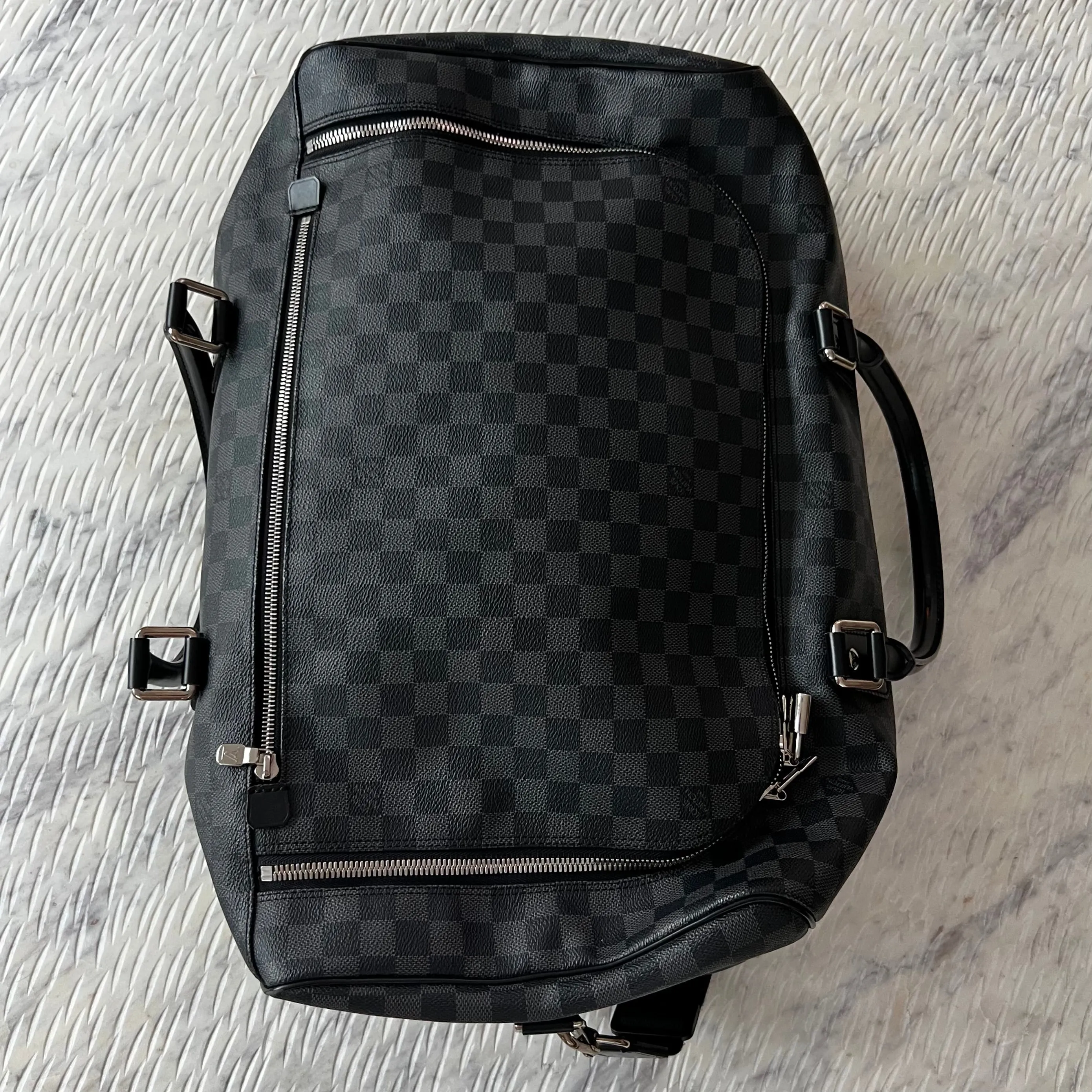 Louis Vuitton Duffle Roadster 50 Damier Graphite Bag