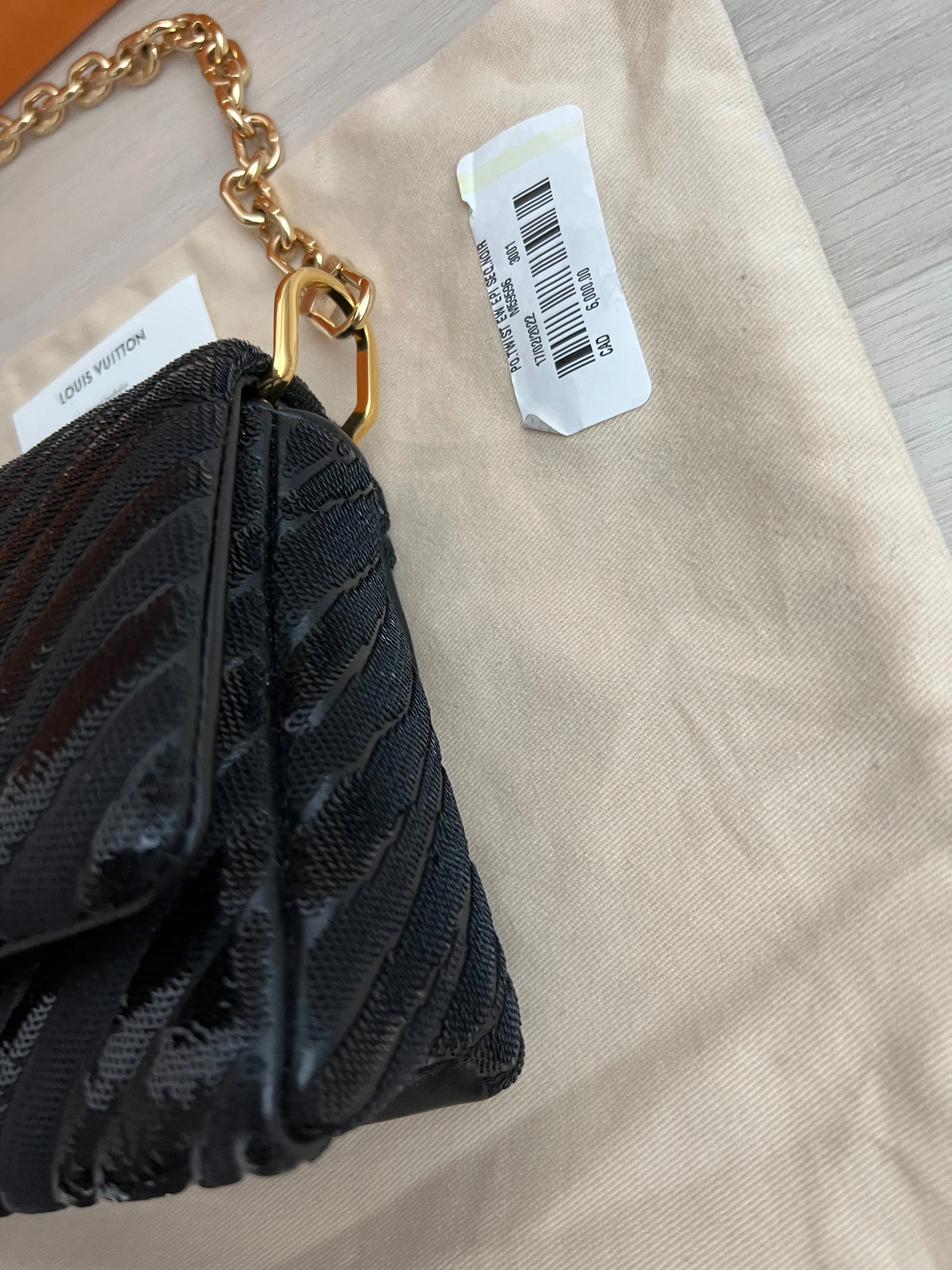 Louis Vuitton Twist East West Noir Sequin Bag