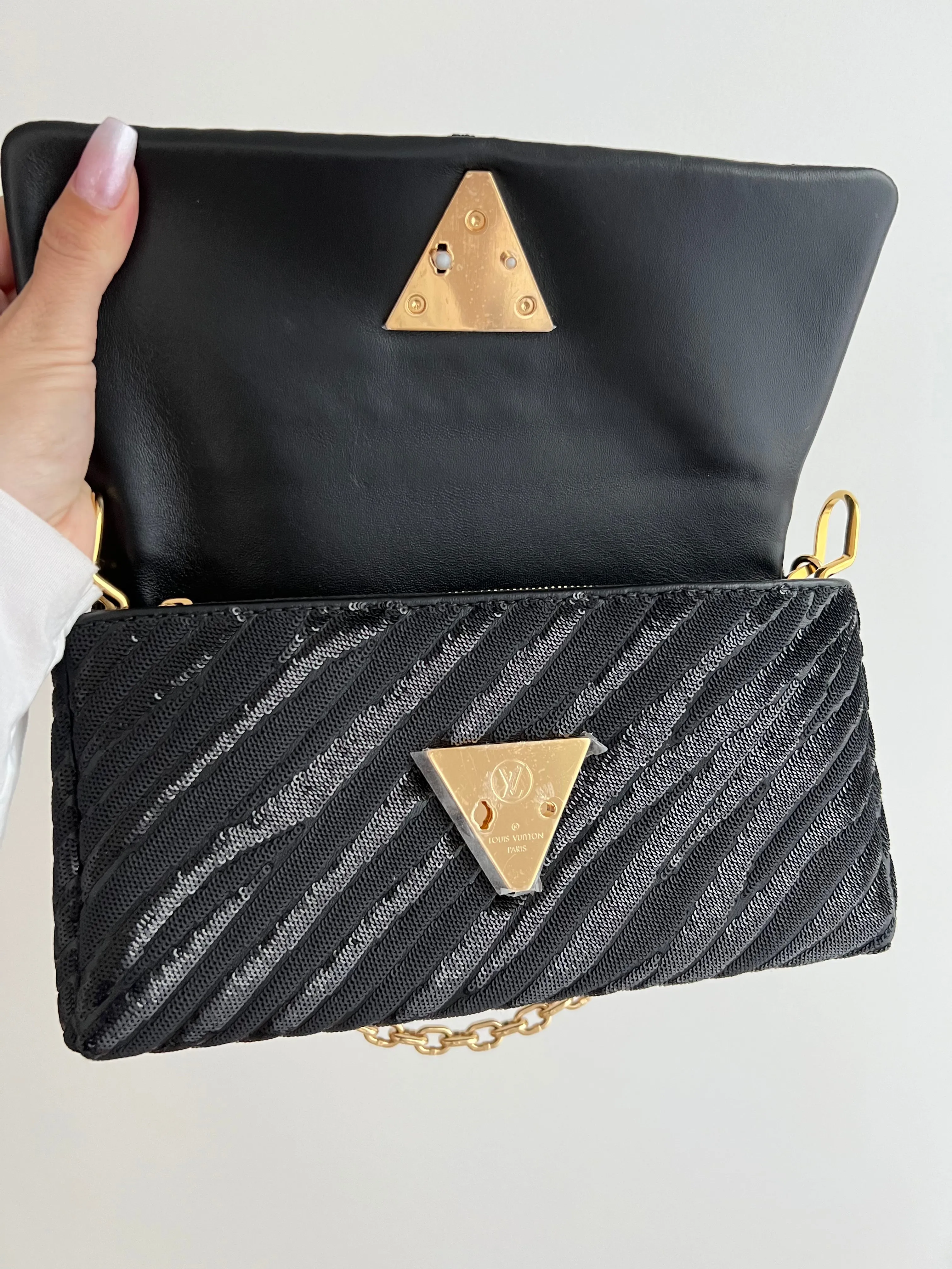 Louis Vuitton Twist East West Noir Sequin Bag