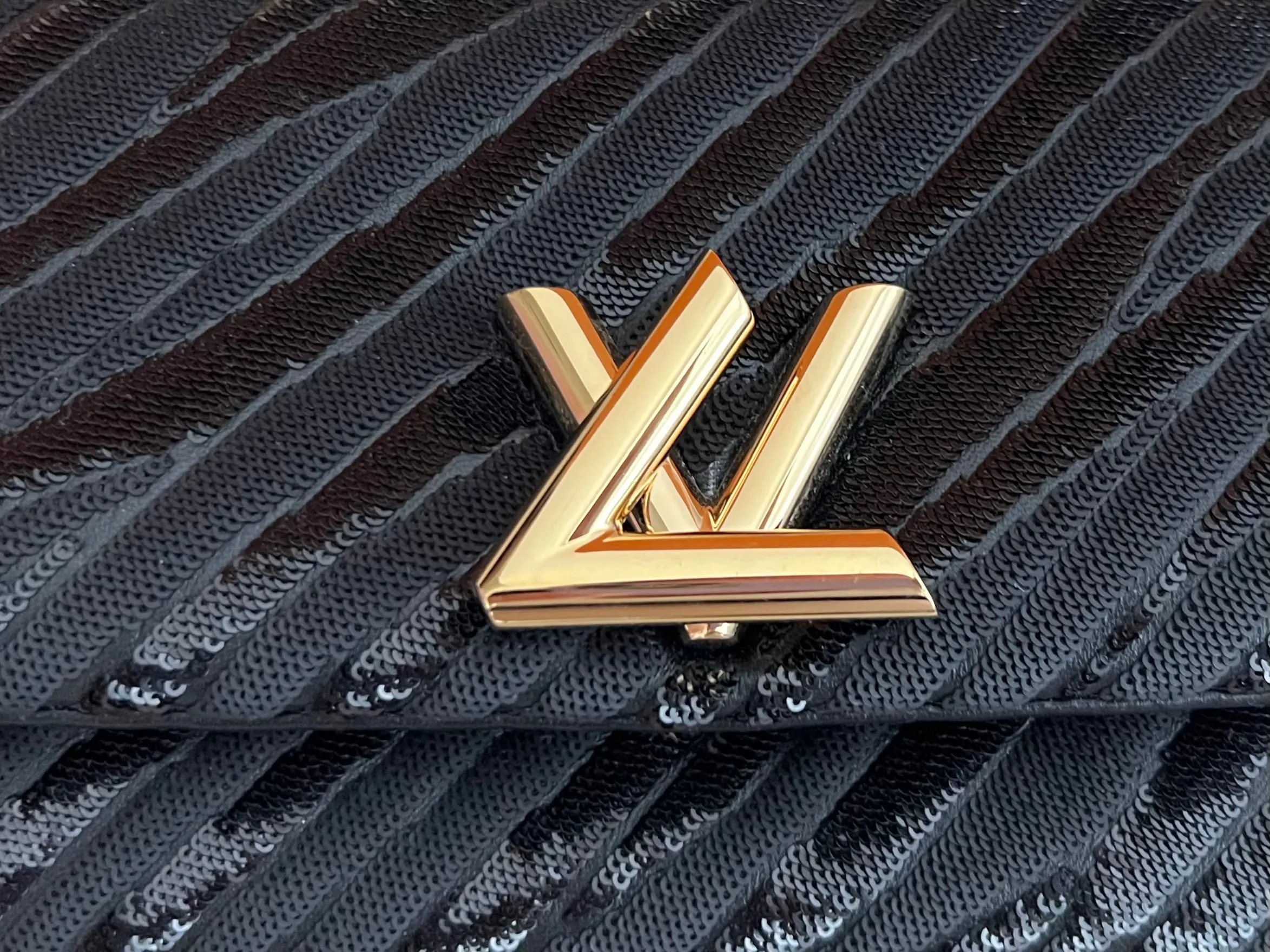 Louis Vuitton Twist East West Noir Sequin Bag