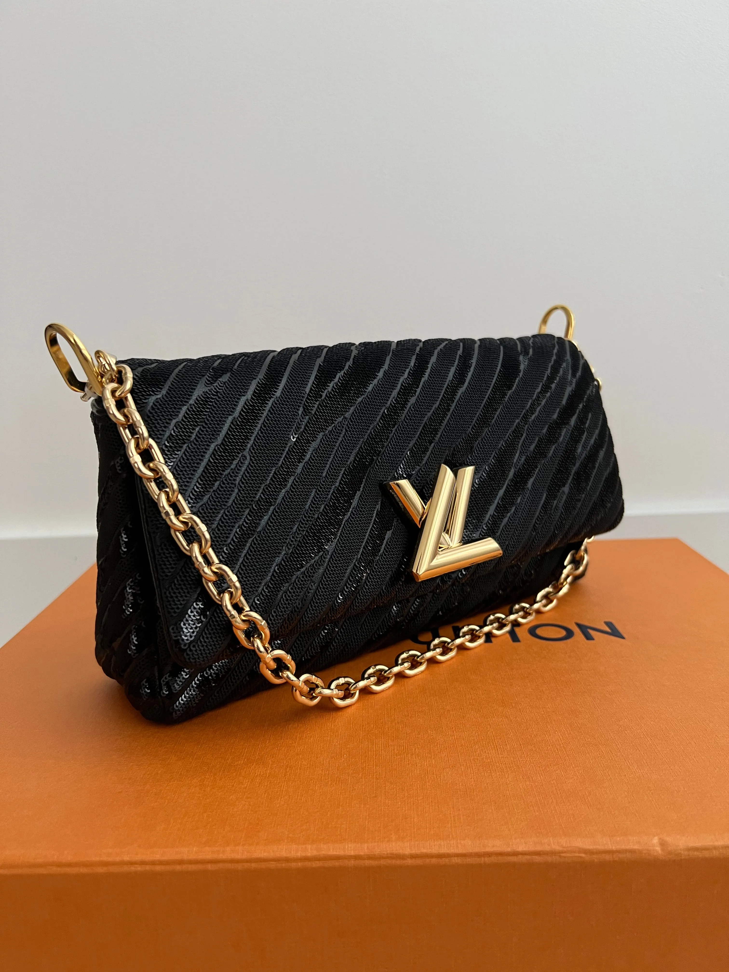 Louis Vuitton Twist East West Noir Sequin Bag