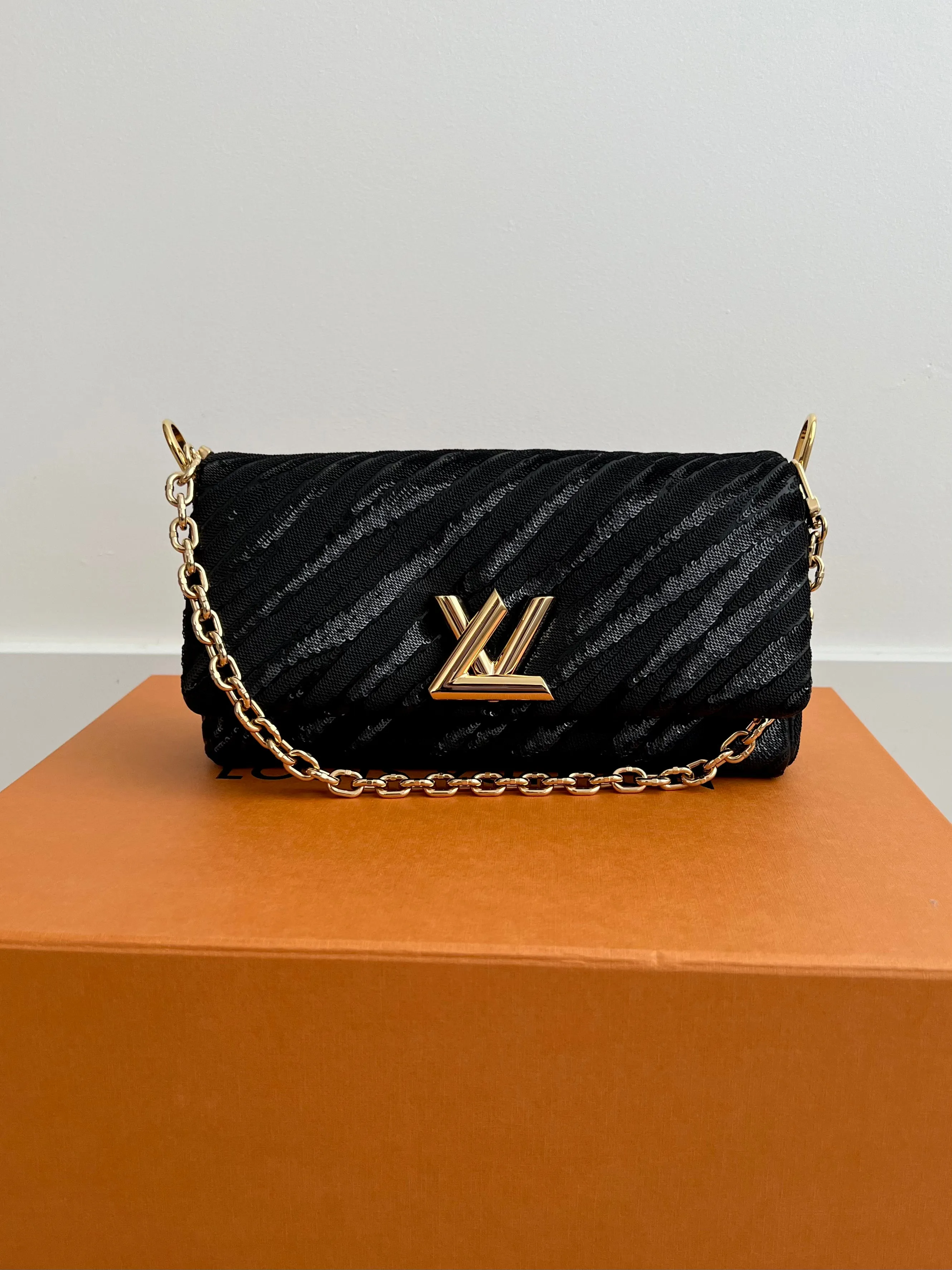 Louis Vuitton Twist East West Noir Sequin Bag