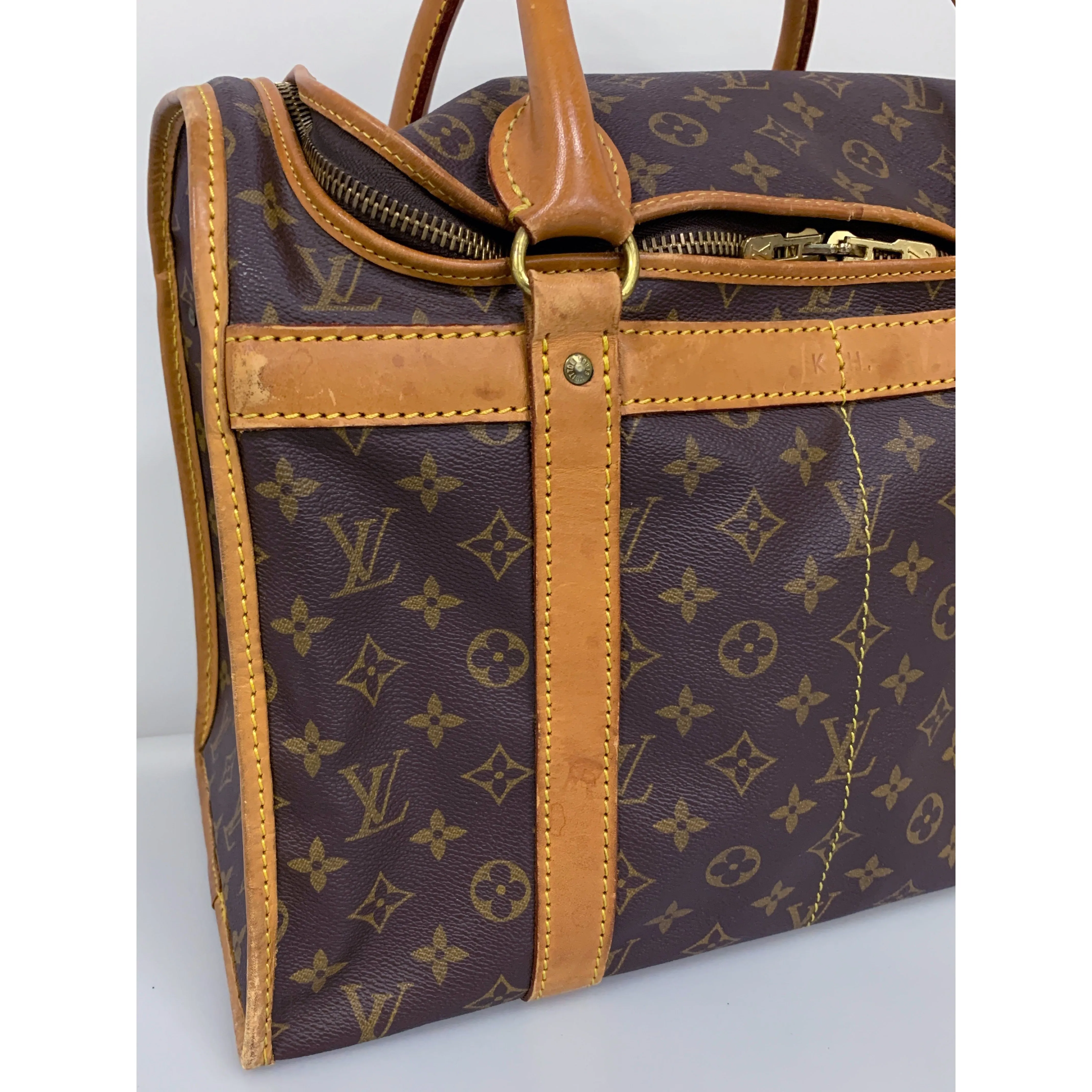 #LOUIS VUITTON/SAC CHIEN 40_MONOGRAM CANVAS/Bag/BRW/PVC