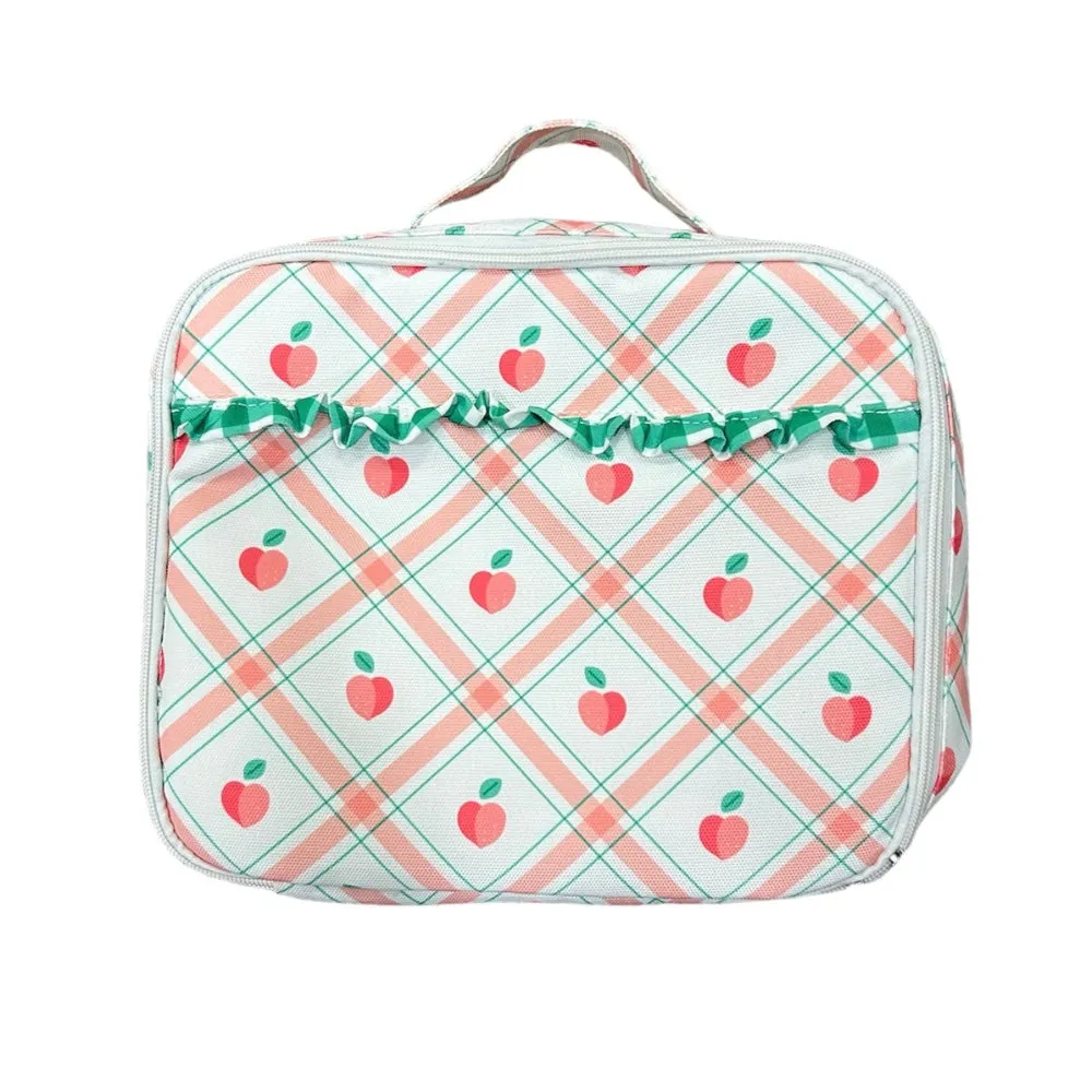 Lunch Bag - Peaches Plaid