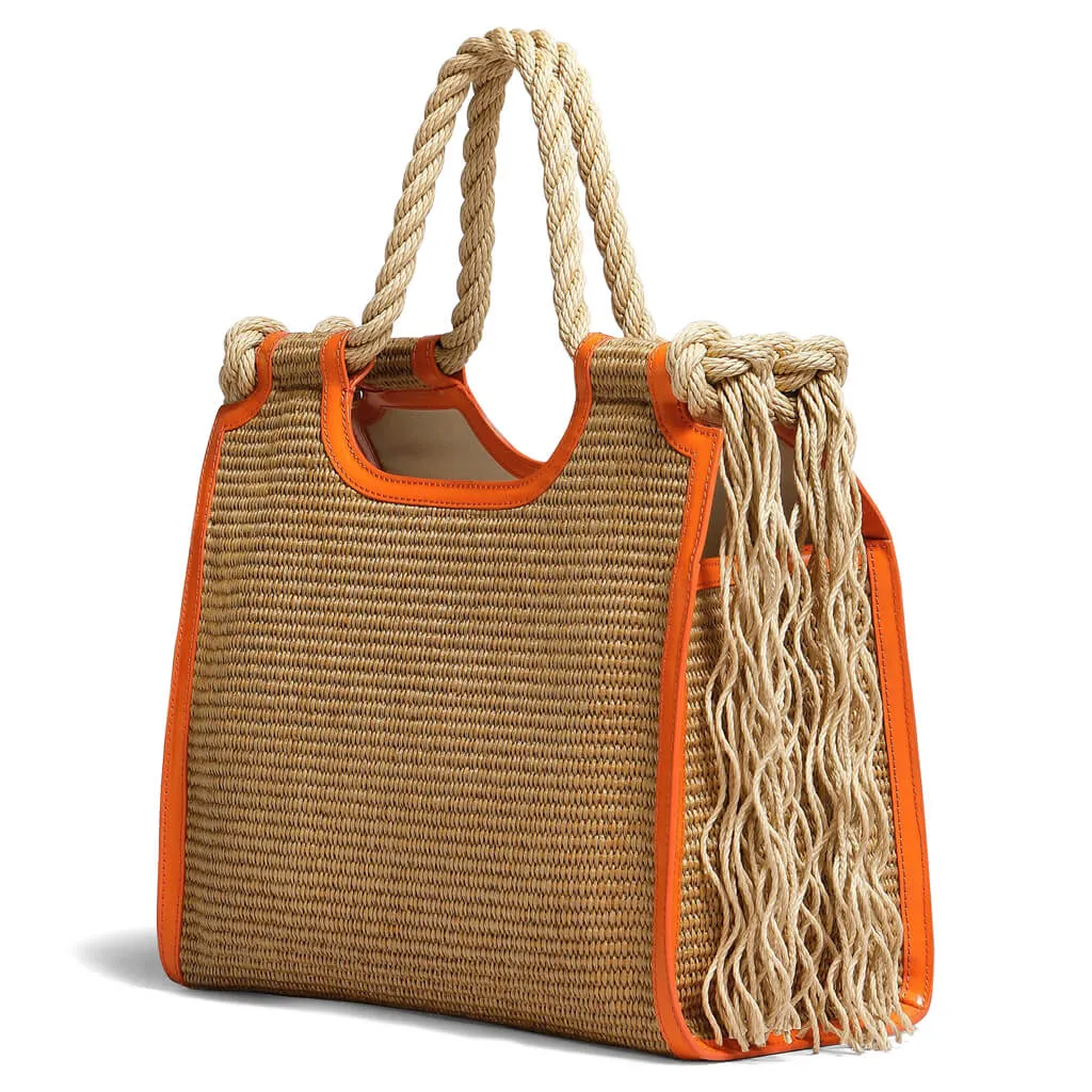 Marni x No Vacancy Inn Marcel Tote Bag - Rawsienna/Carrot