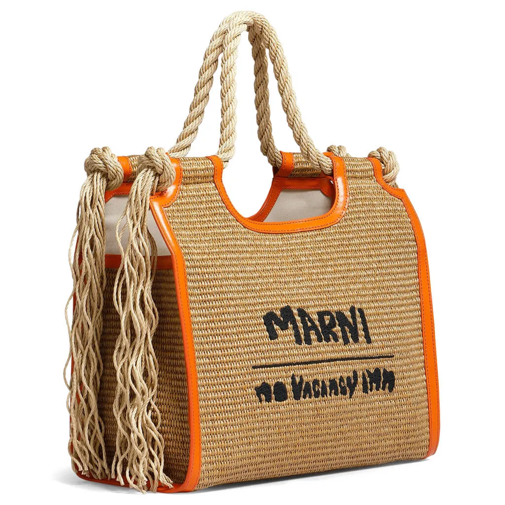 Marni x No Vacancy Inn Marcel Tote Bag - Rawsienna/Carrot