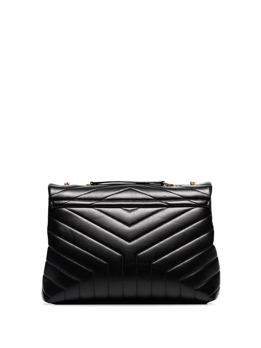 MEDIUM LOULOU QUILTED SHOULDER BAG