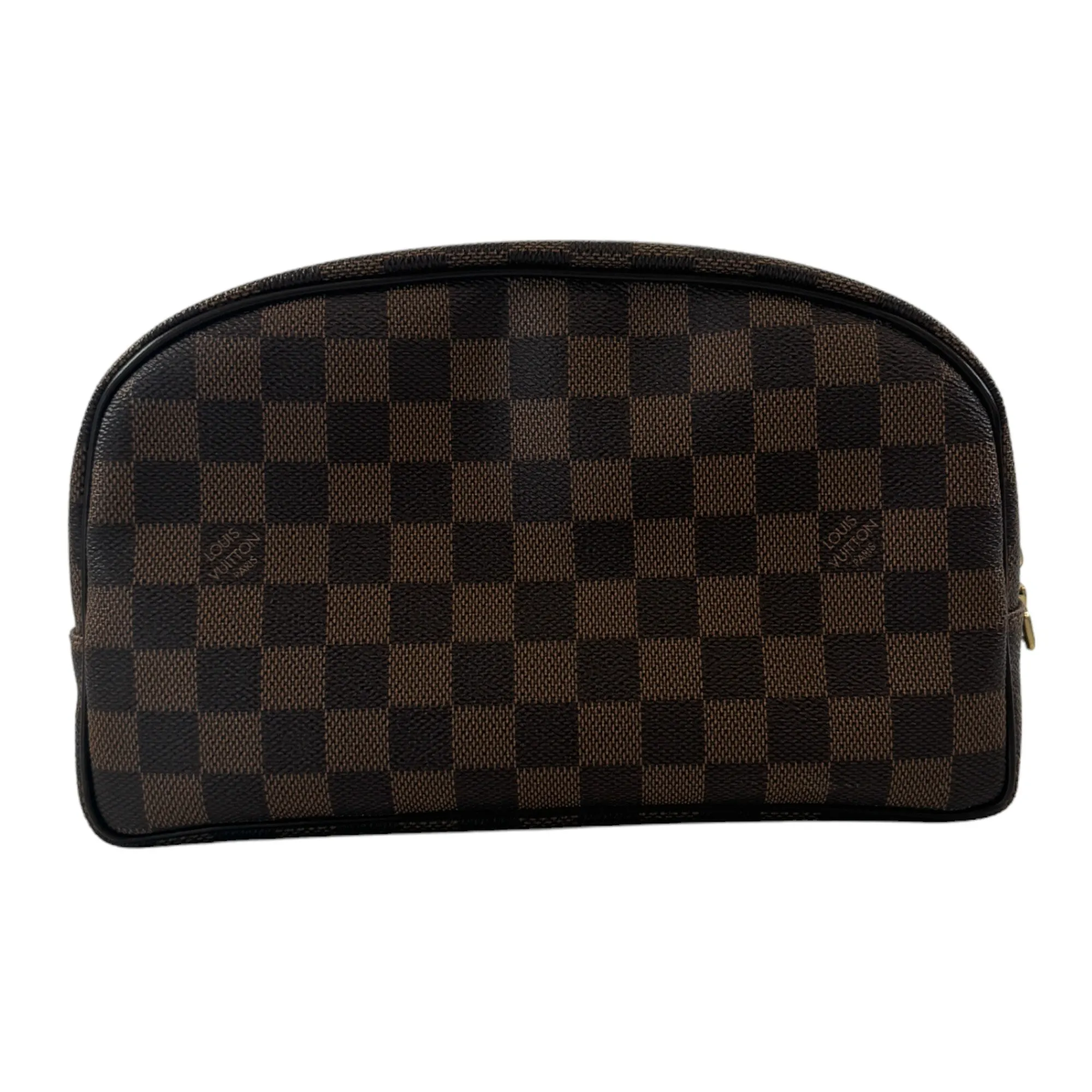 Men's Damier Gm Toiletry Pouch Brown