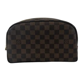 Men's Damier Gm Toiletry Pouch Brown