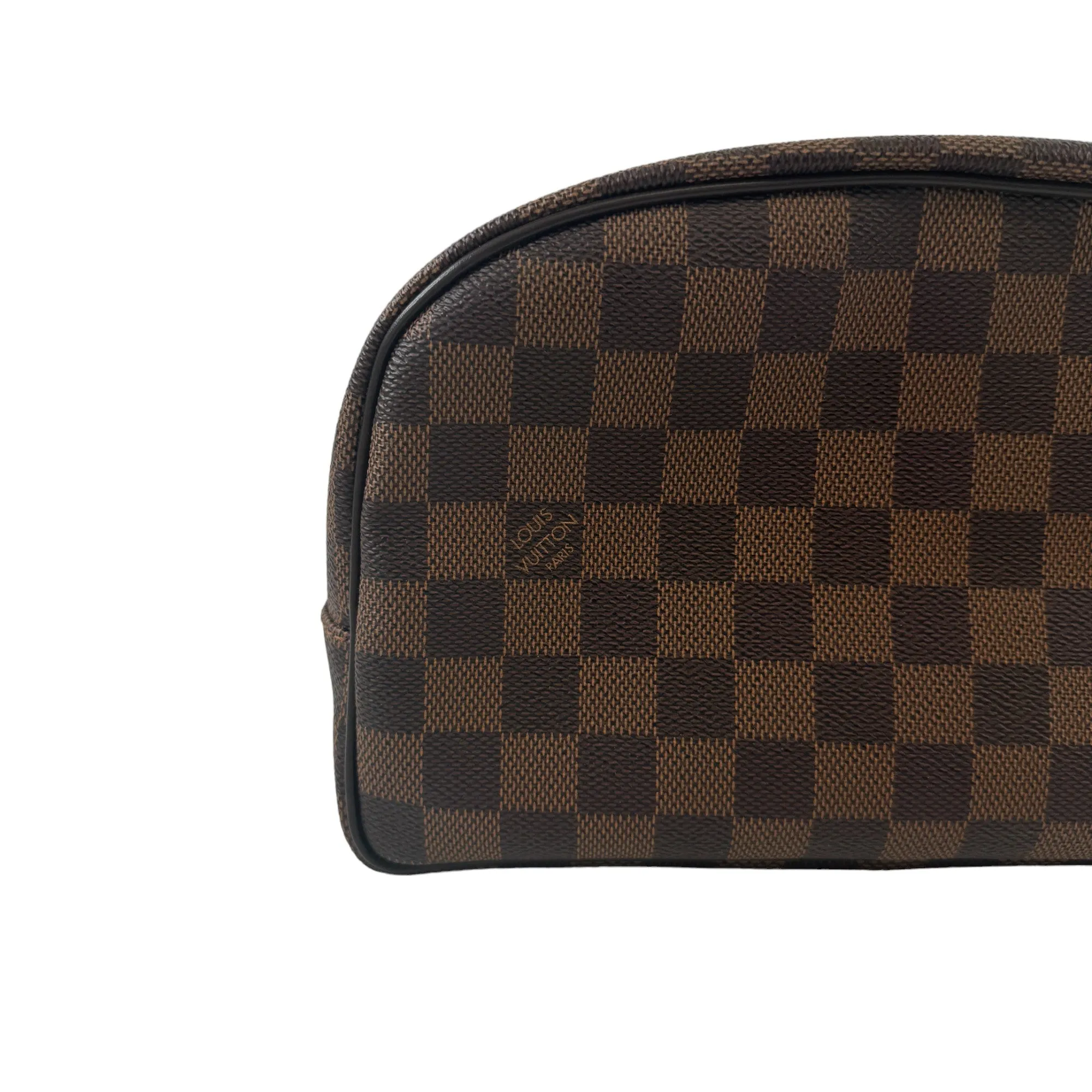 Men's Damier Gm Toiletry Pouch Brown