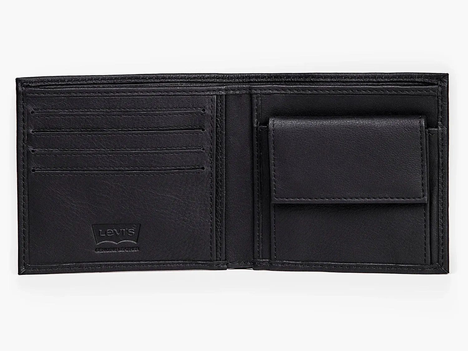 Mens Levi's 'Two Horse' Bifold Coin Wallet