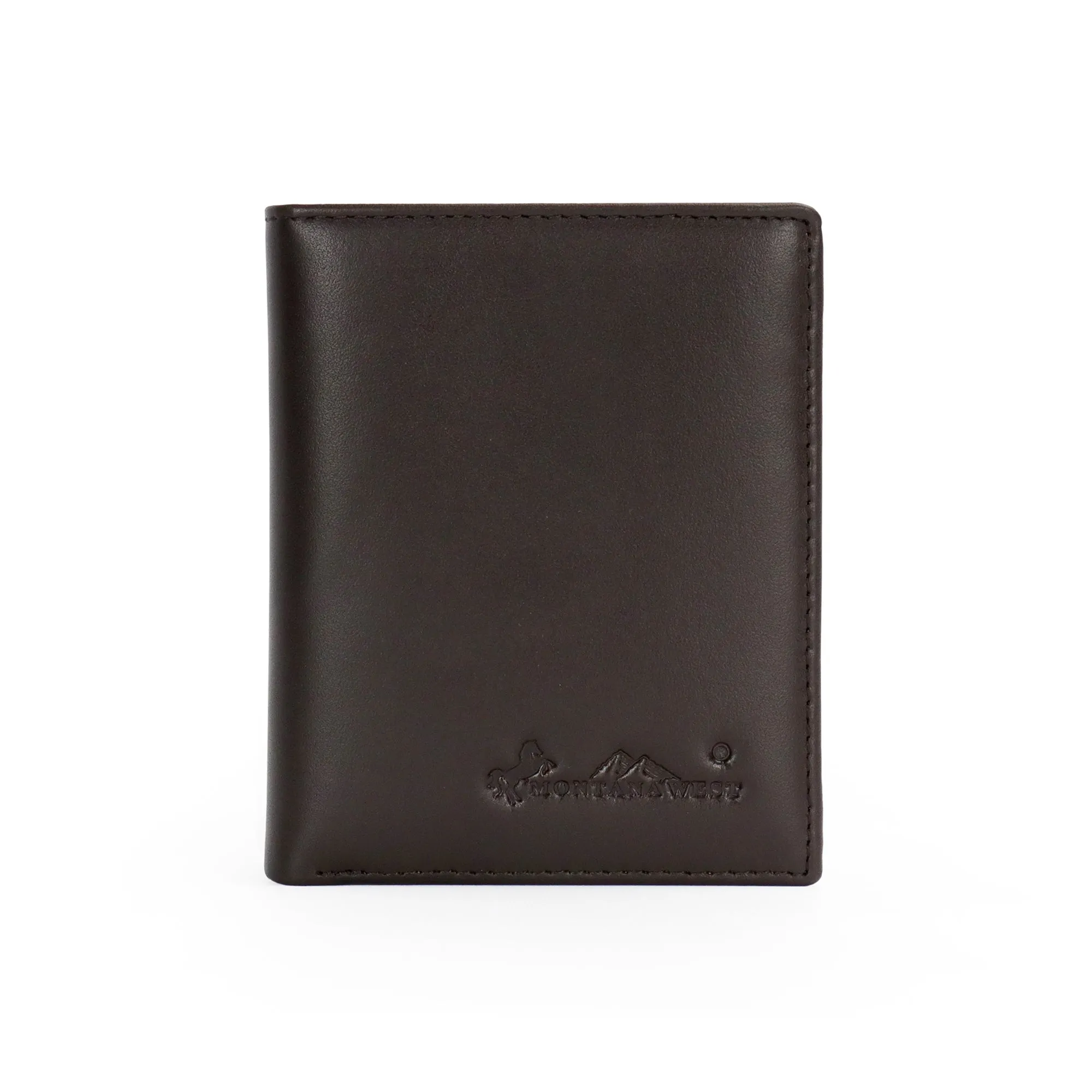 Montana West Genuine Leather Men's Bi-Fold Wallet