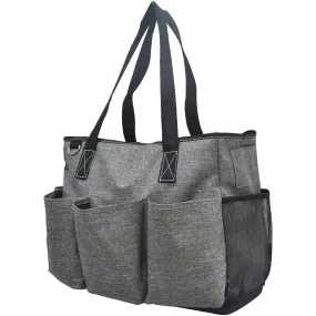 SALE ! Gray Crosshatch NGIL Large Utility Caddy Tote